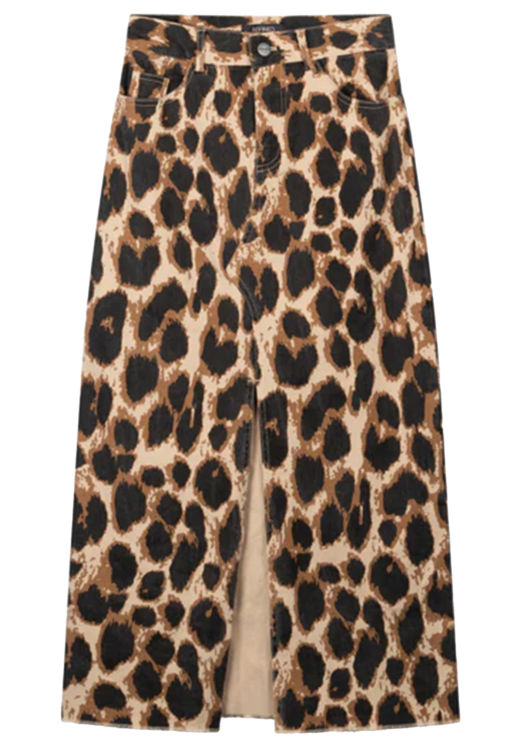 Refined Department - Midi Skirt GIGI - Leopard - maat S