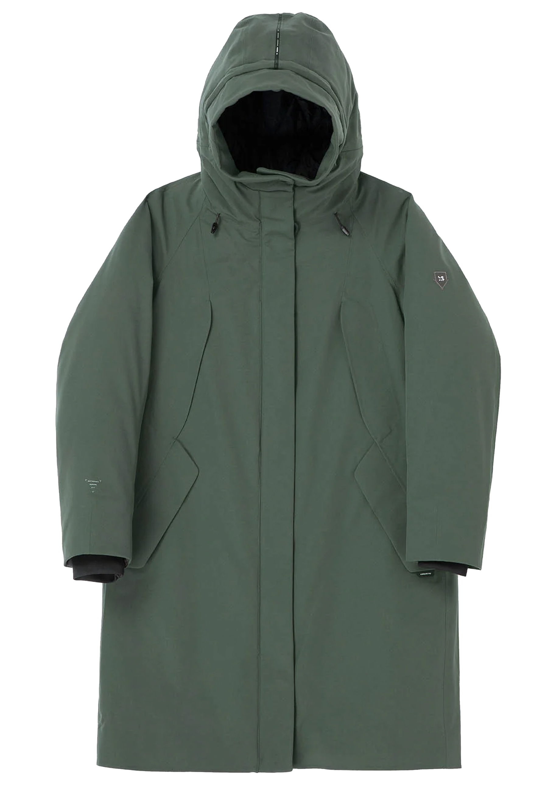 Krakatau Urban chic gewatteerde jassen groen Dames maat M