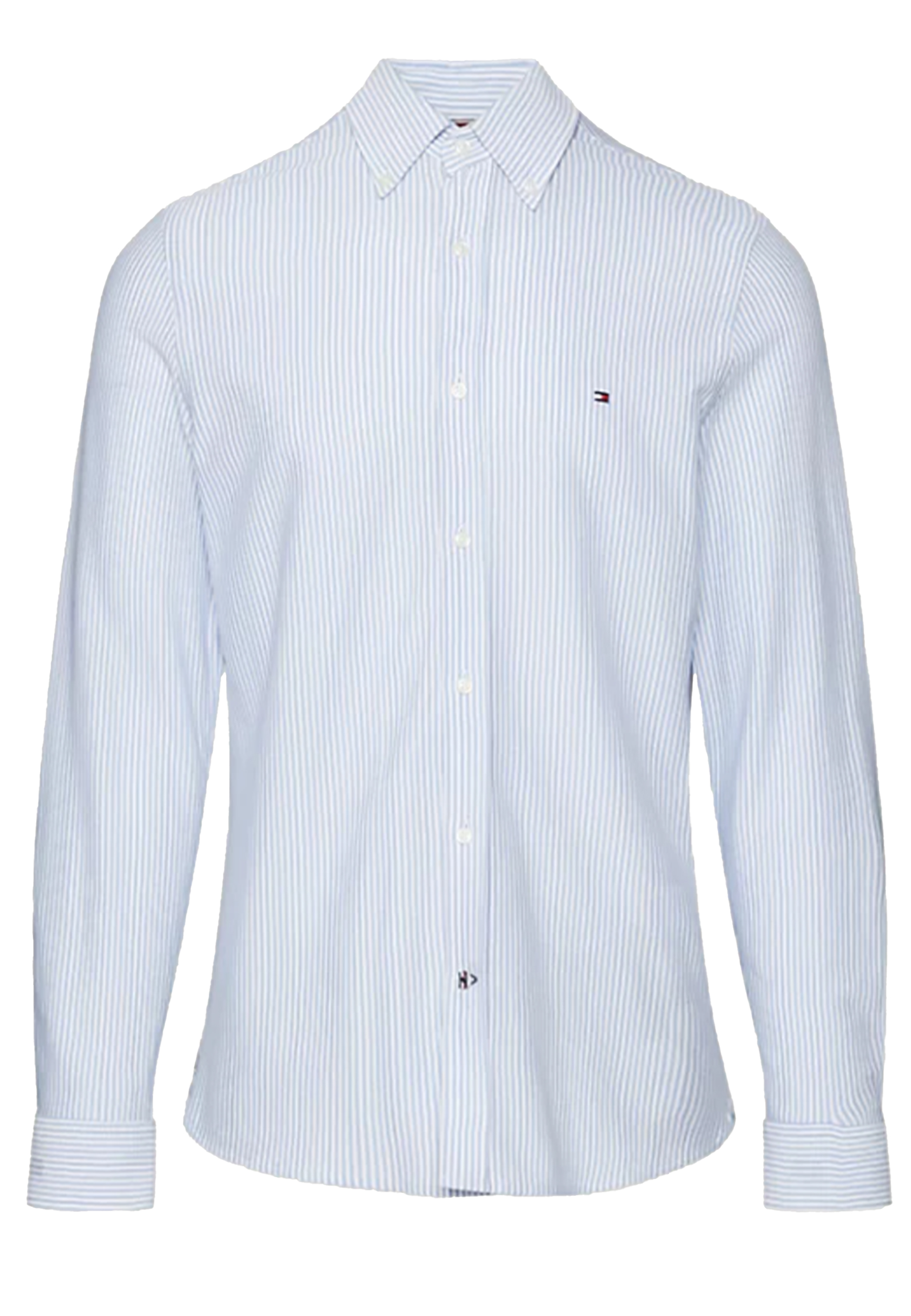 Tommy Hilfiger lange mouw overhemden lichtblauw Heren maat M
