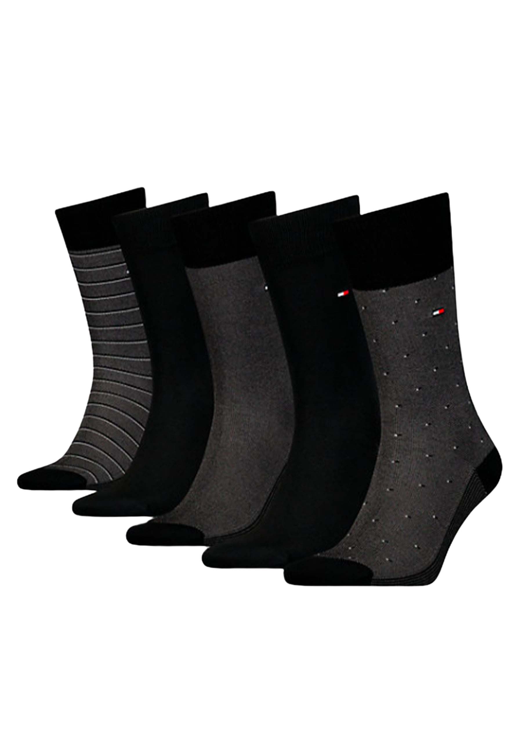 Tommy Hilfiger Sokken Zwart Katoen maat 39-42 Giftbox sokken zwart