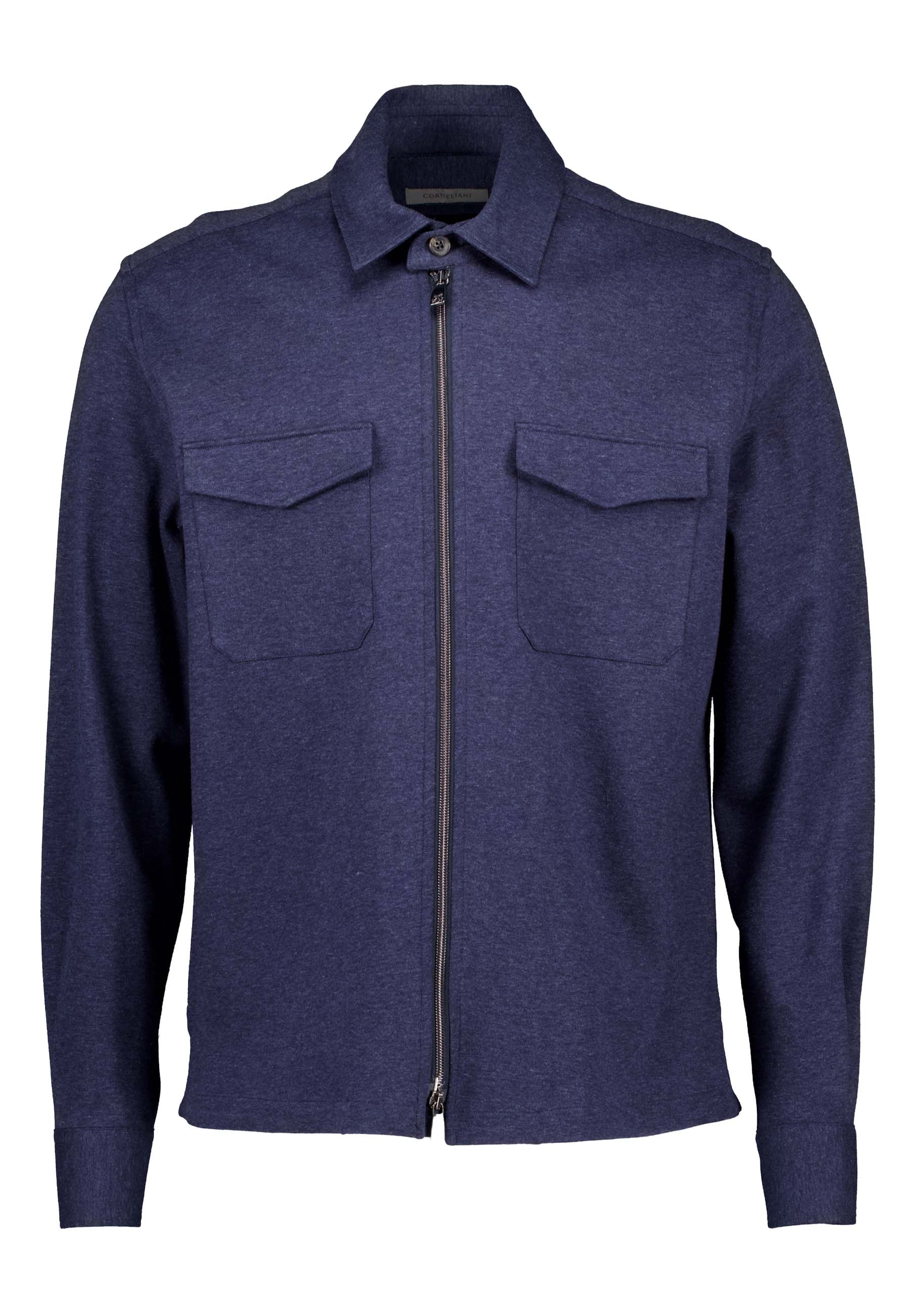 Corneliani Vest Blauw Katoen maat 48 vesten blauw