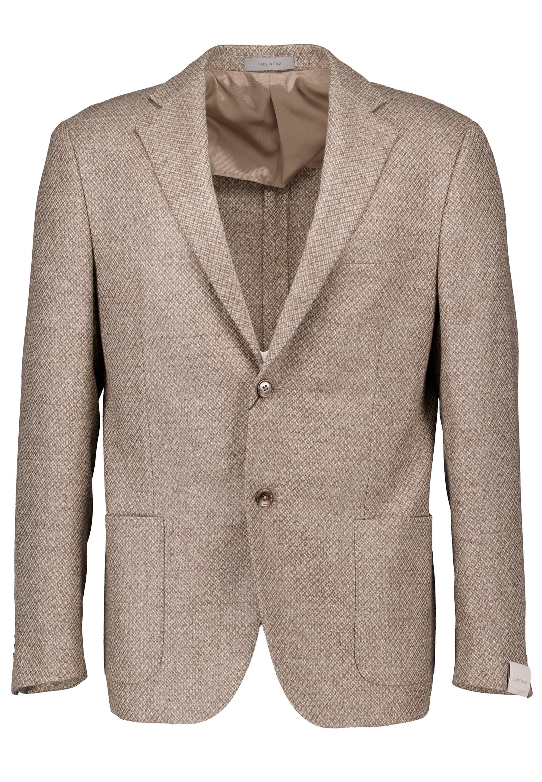 Corneliani colberts beige Heren maat 52