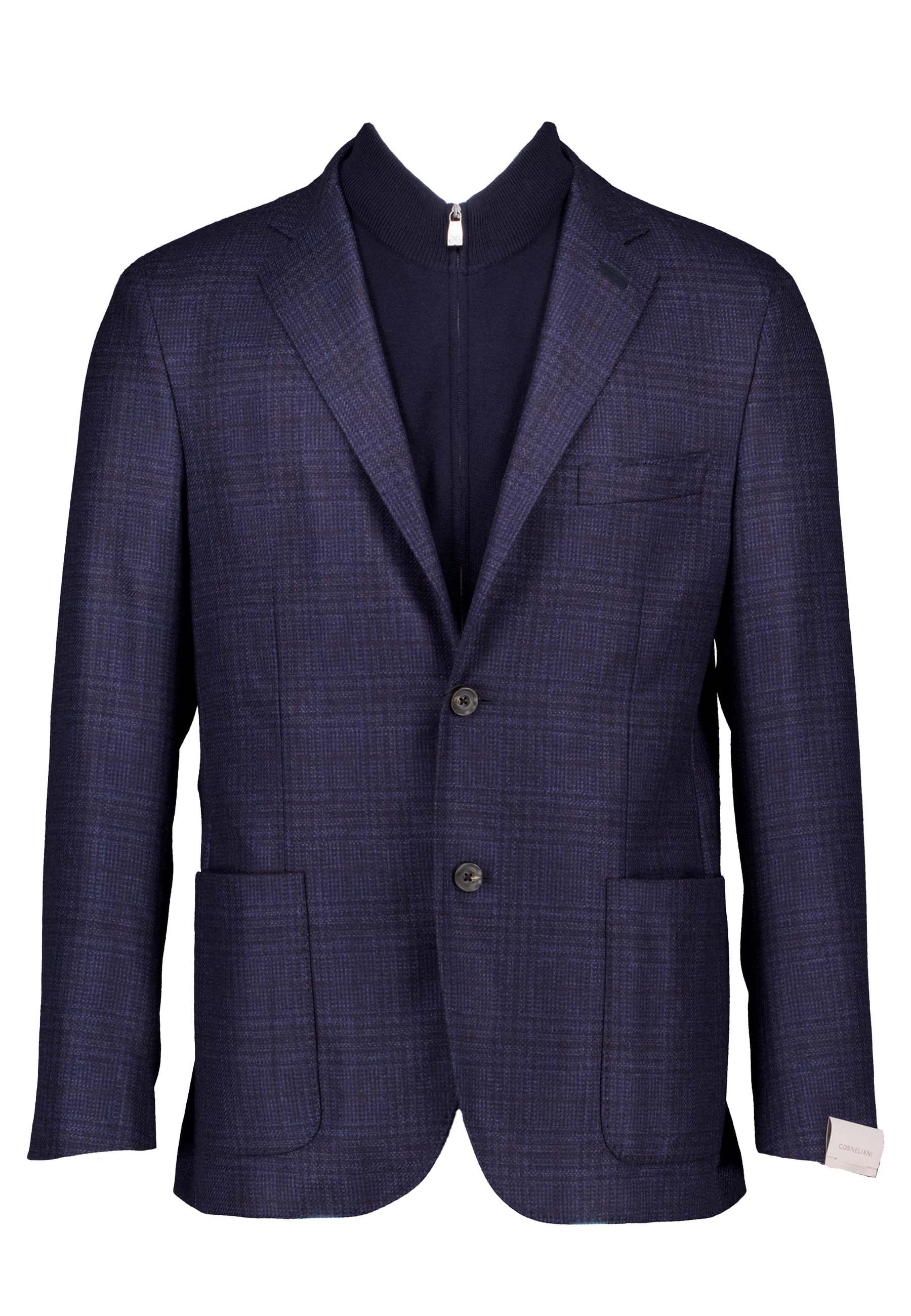 Corneliani colberts blauw Heren maat 48