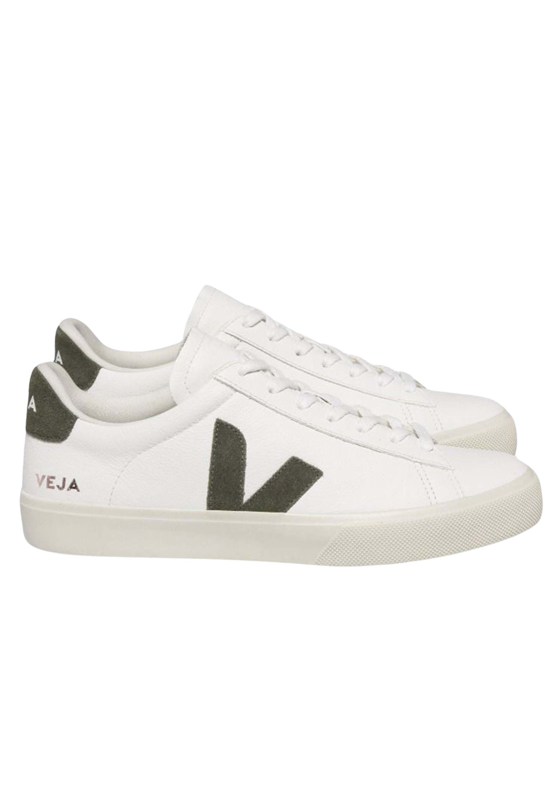Veja Campo chromefree leather sneakers khaki Dames maat 42