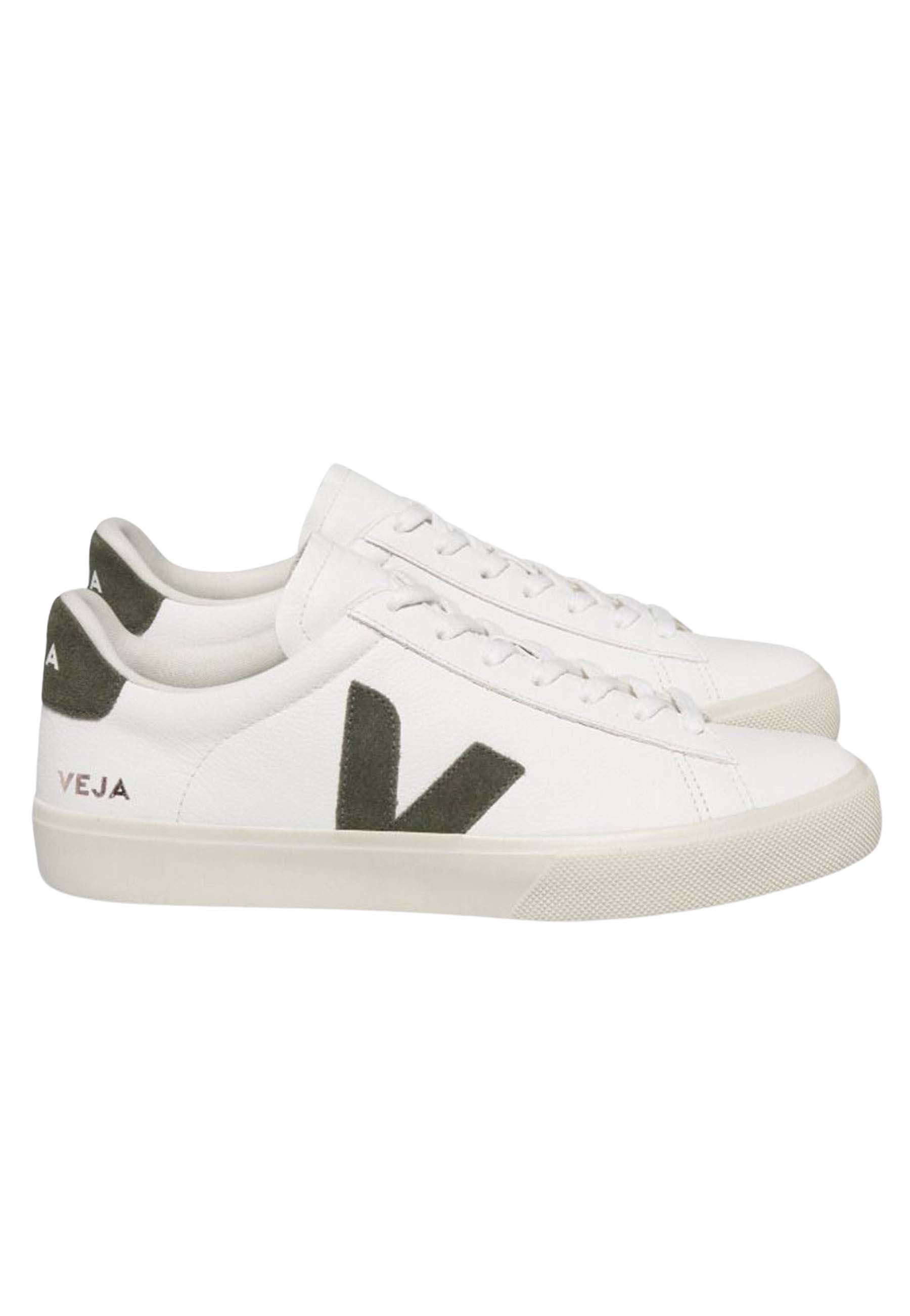 Veja Campo chromefree leather sneakers khaki Dames maat 36