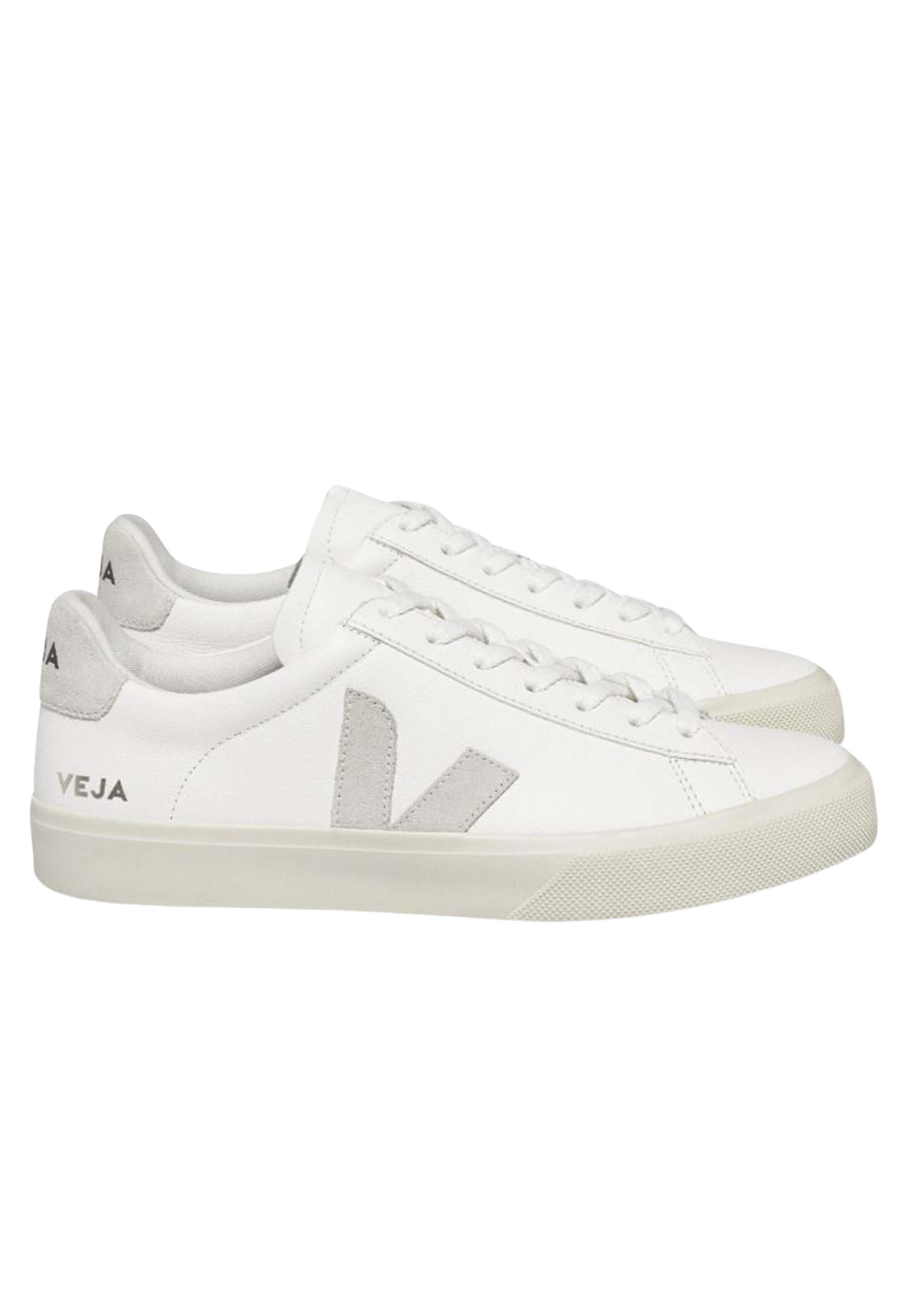 Veja Schoenen Wit Leer maat 41 Campo chromefree leather sneakers wit