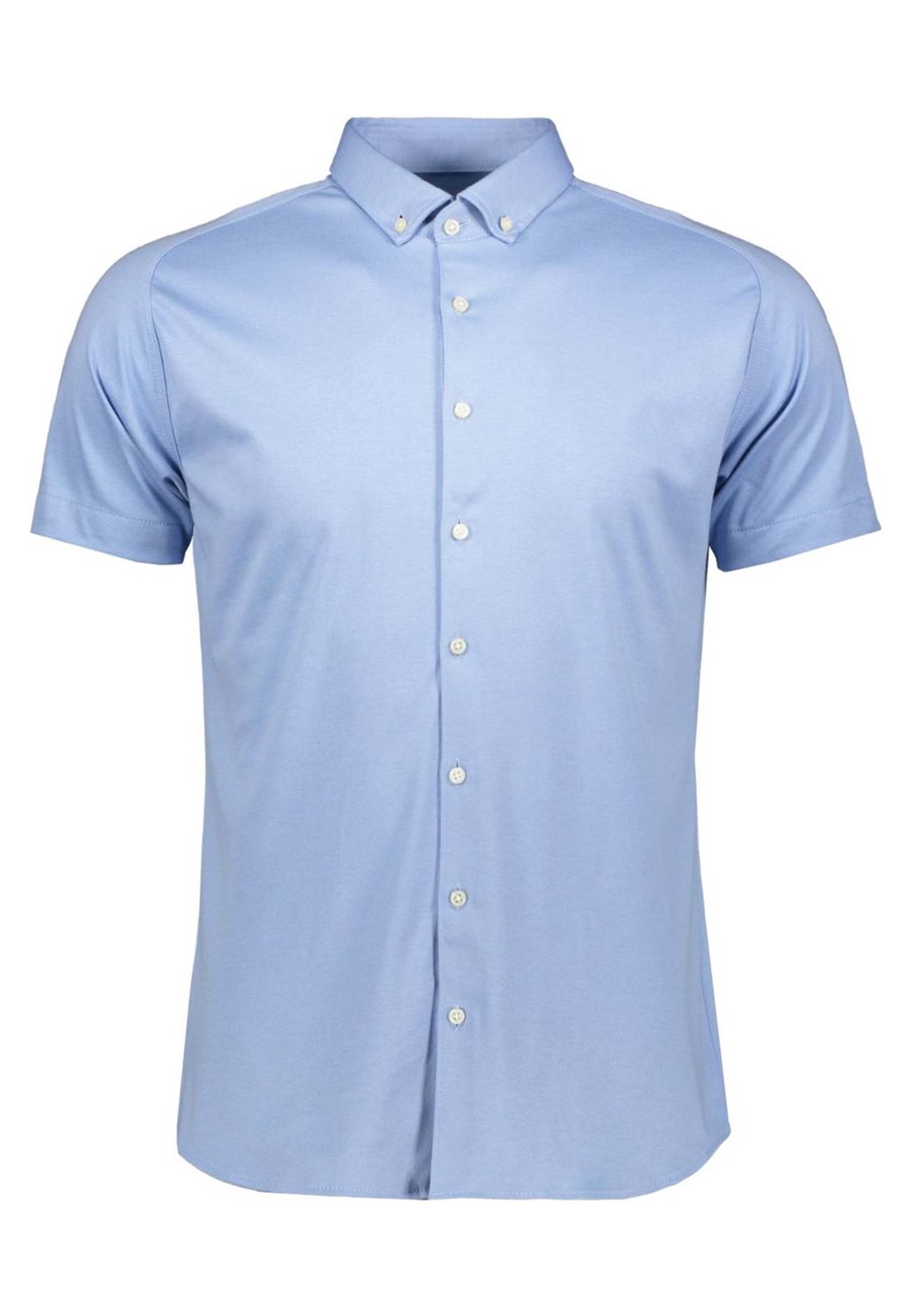 Desoto Overhemd Modern Bd 1 2 63031 3 553 Light Sky Pique Mannen Maat - L