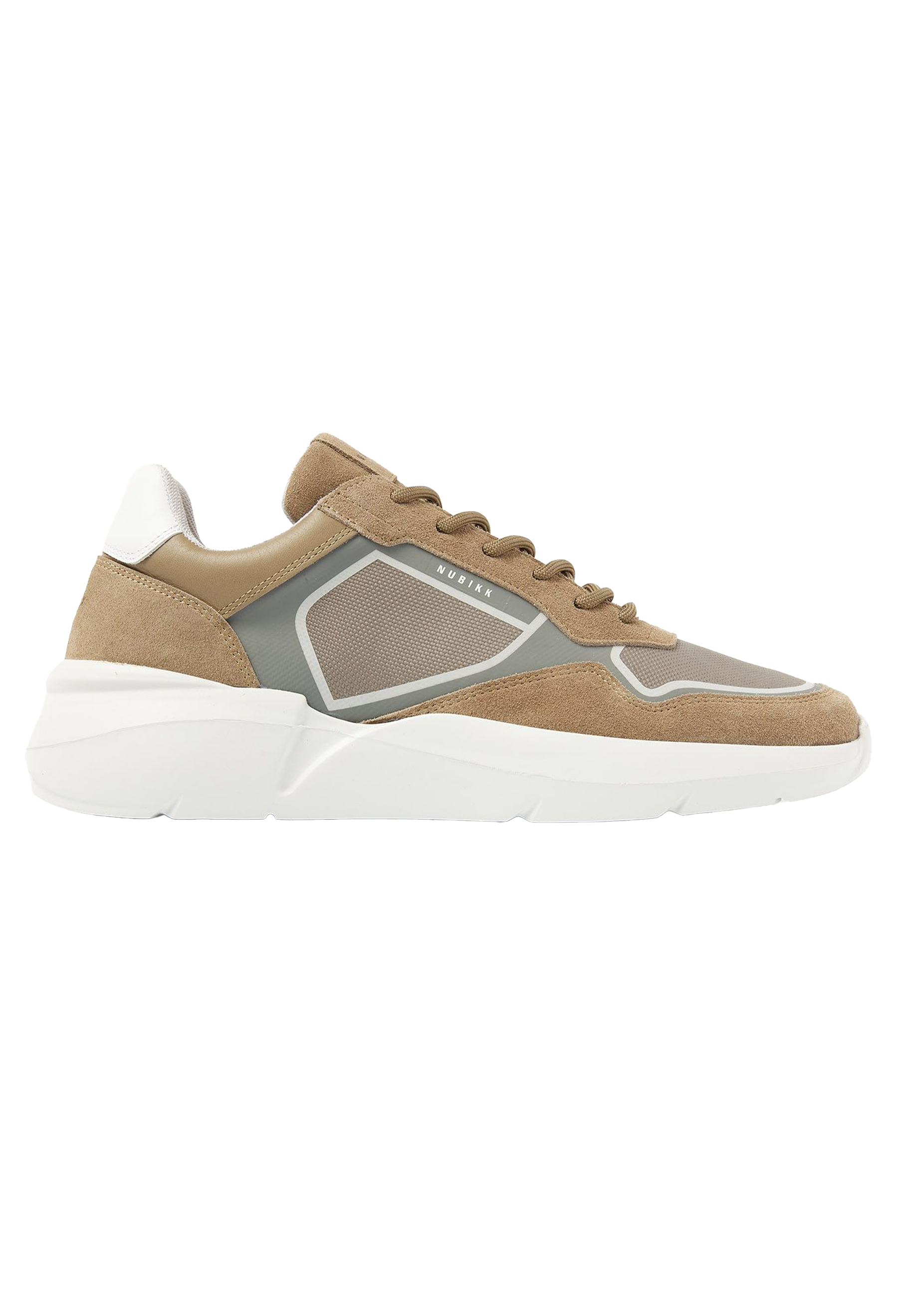 Nubikk Schoenen Taupe maat 45 Roque road curl sneakers taupe