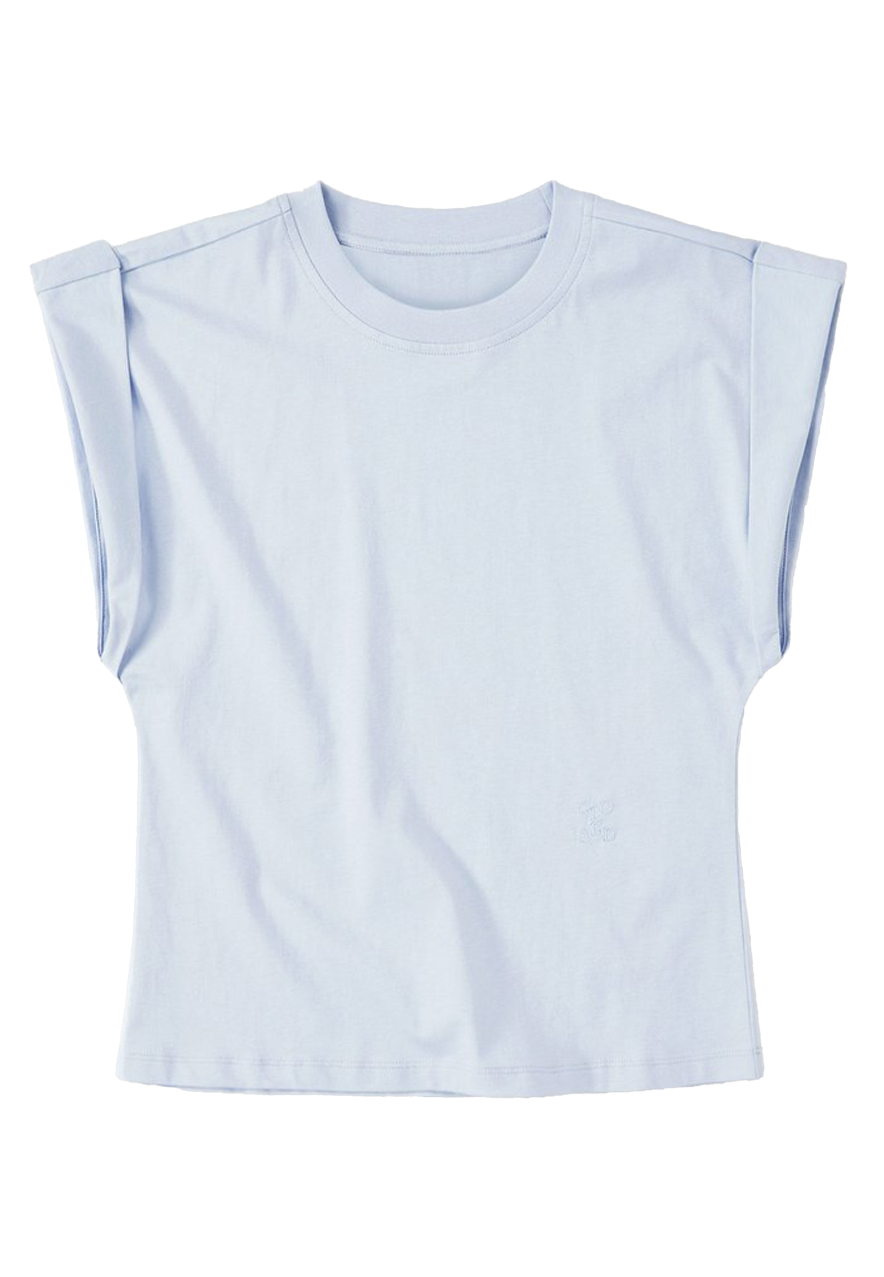 Closed Top Lichtblauw Katoen maat XS tops lichtblauw