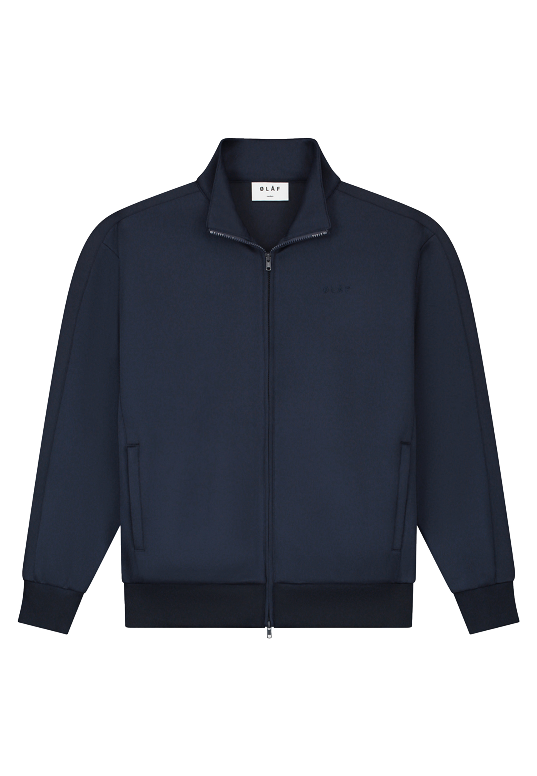 Vest Donkerblauw Pique vesten donkerblauw