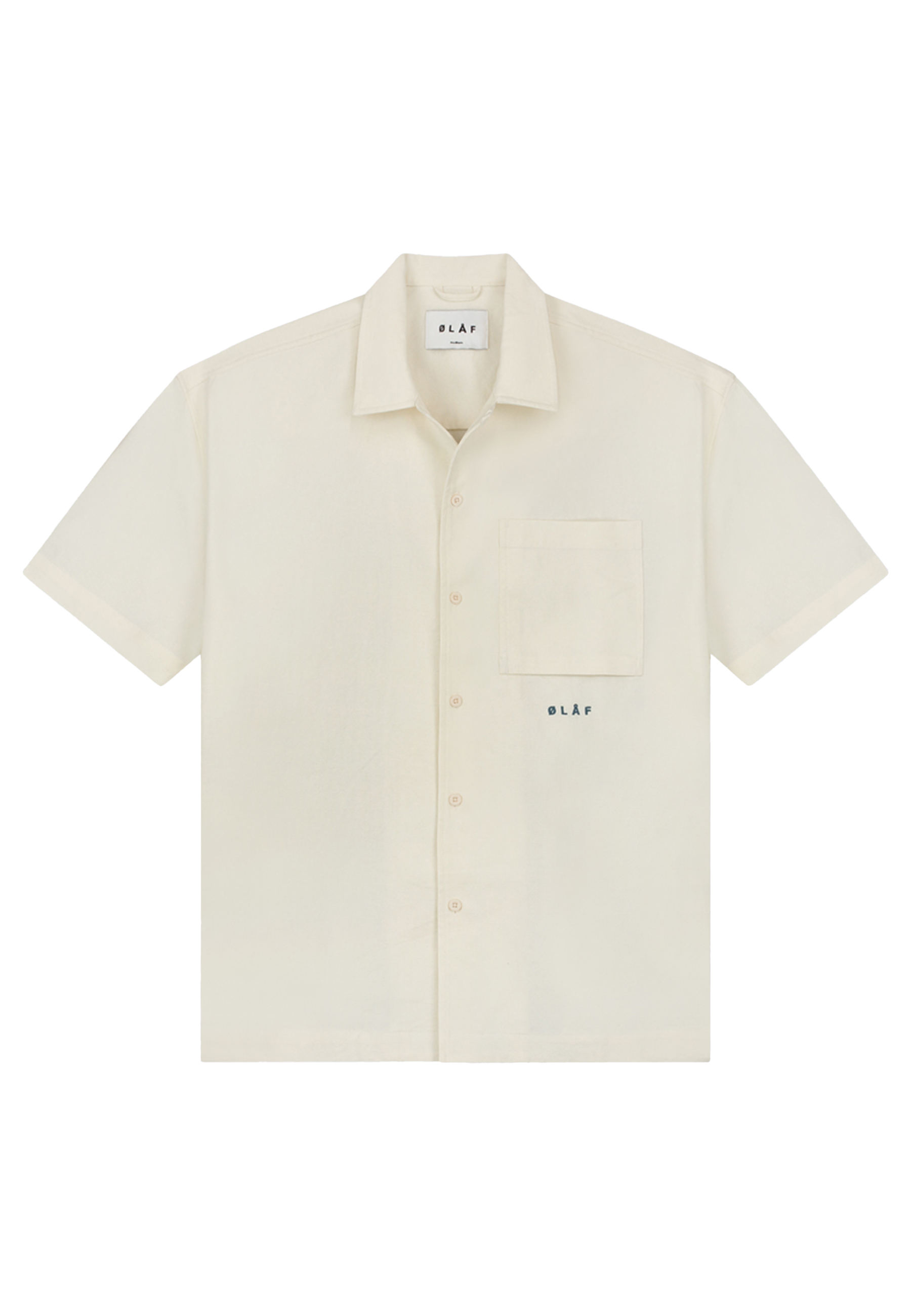 Blouse Ecru Cotton linen ss blouses ecru
