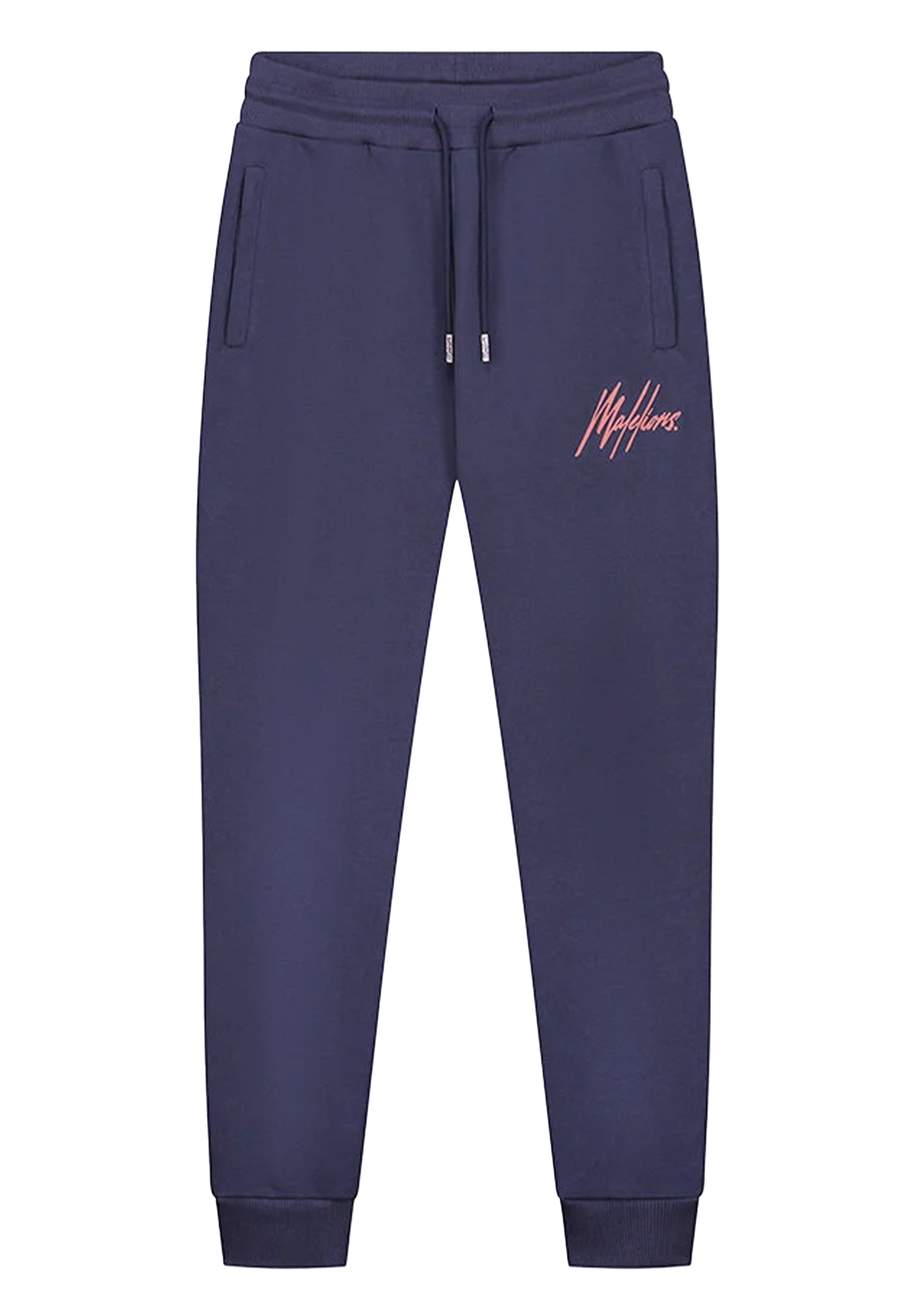 Broek Donkerblauw Striped signature joggings broeken donkerblauw