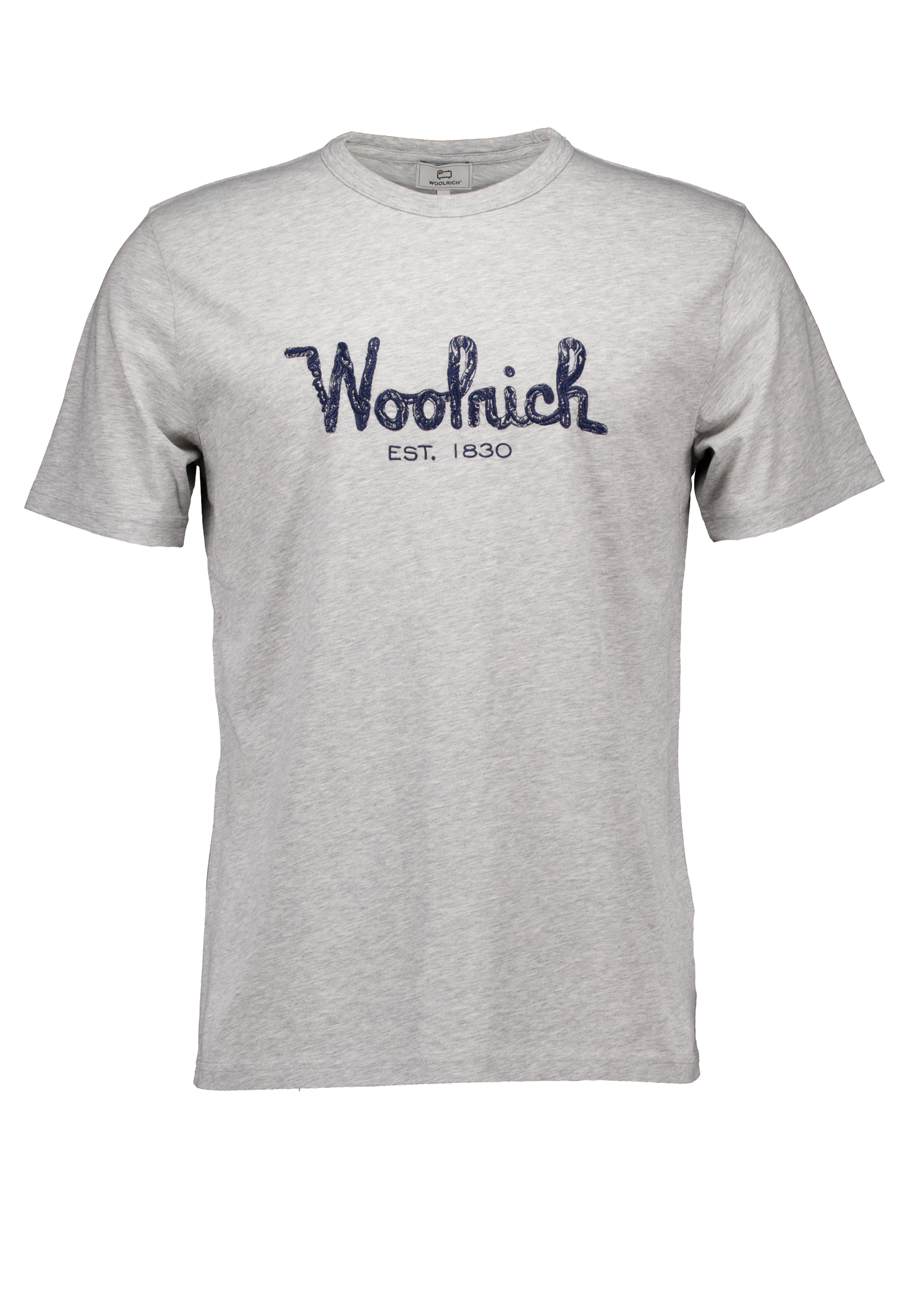 Shirt Lichtgrijs Embroidered logo t-shirts lichtgrijs