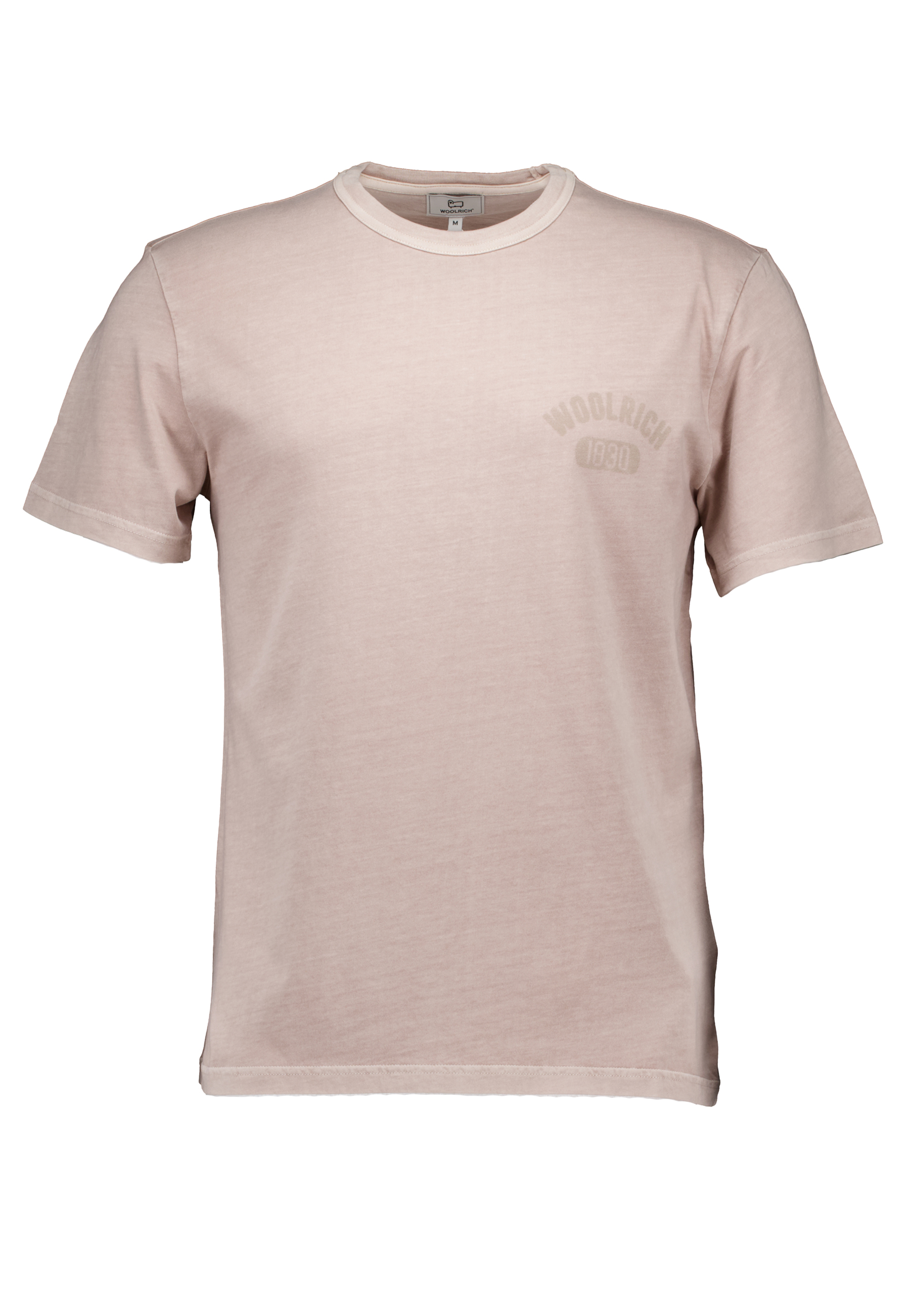 Shirt Beige Garment dyed logo t-shirts beige