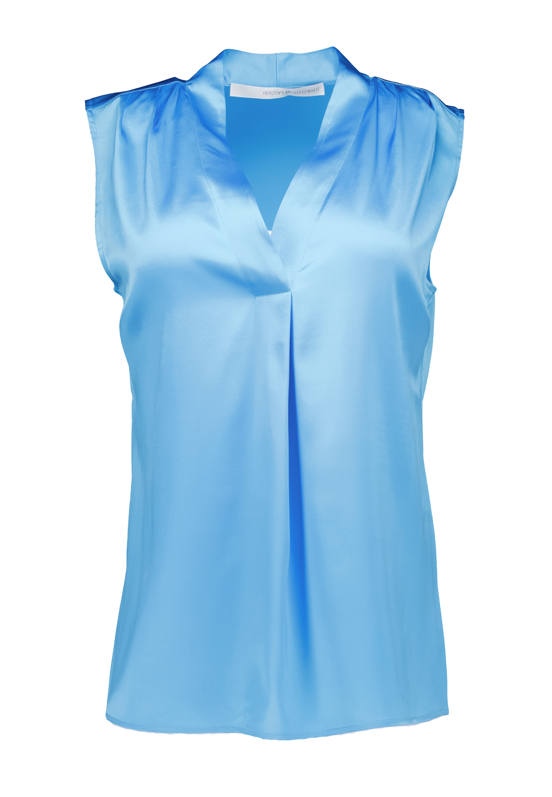 Top Blauw Kurzarmbluse tops blauw