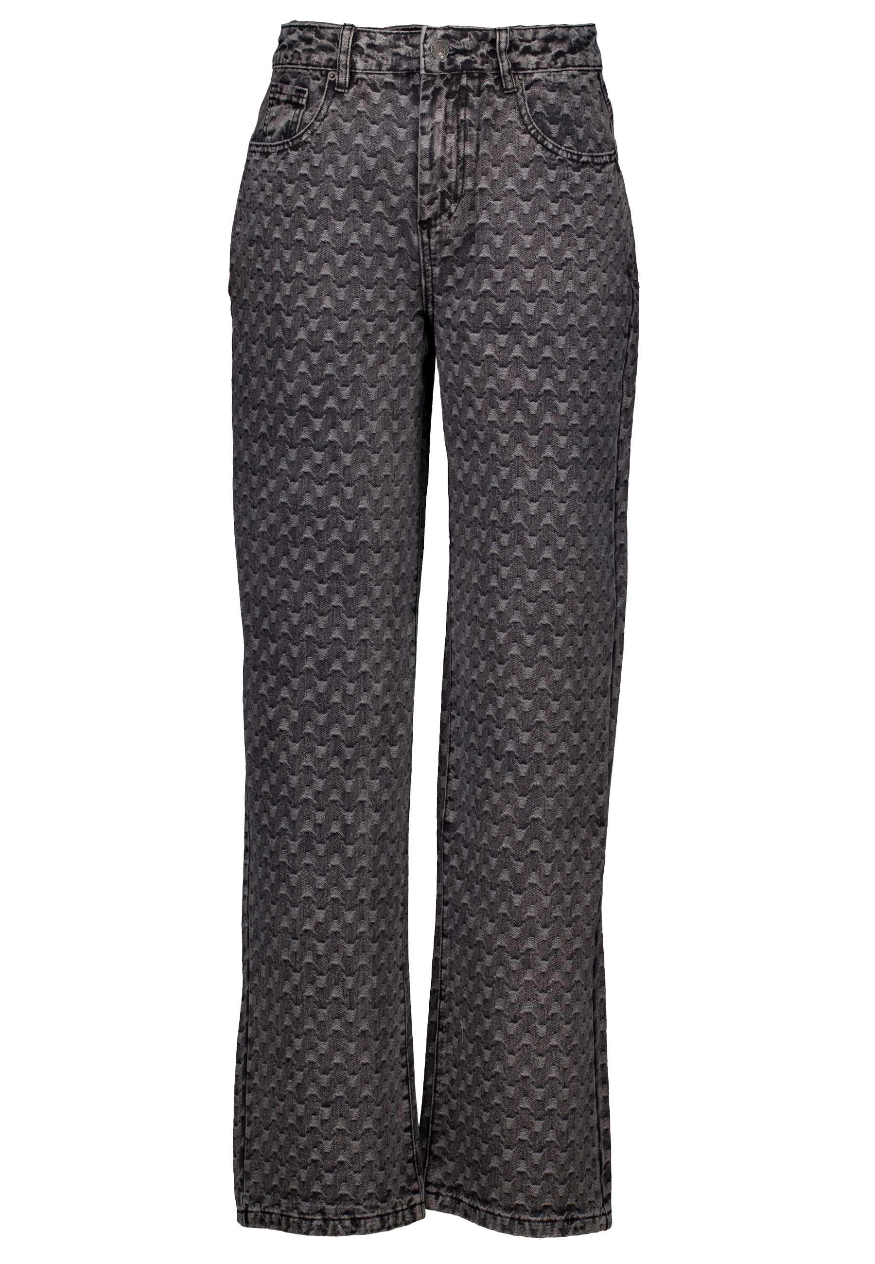 Broek Donkergrijs Fancy denim pantalons donkergrijs