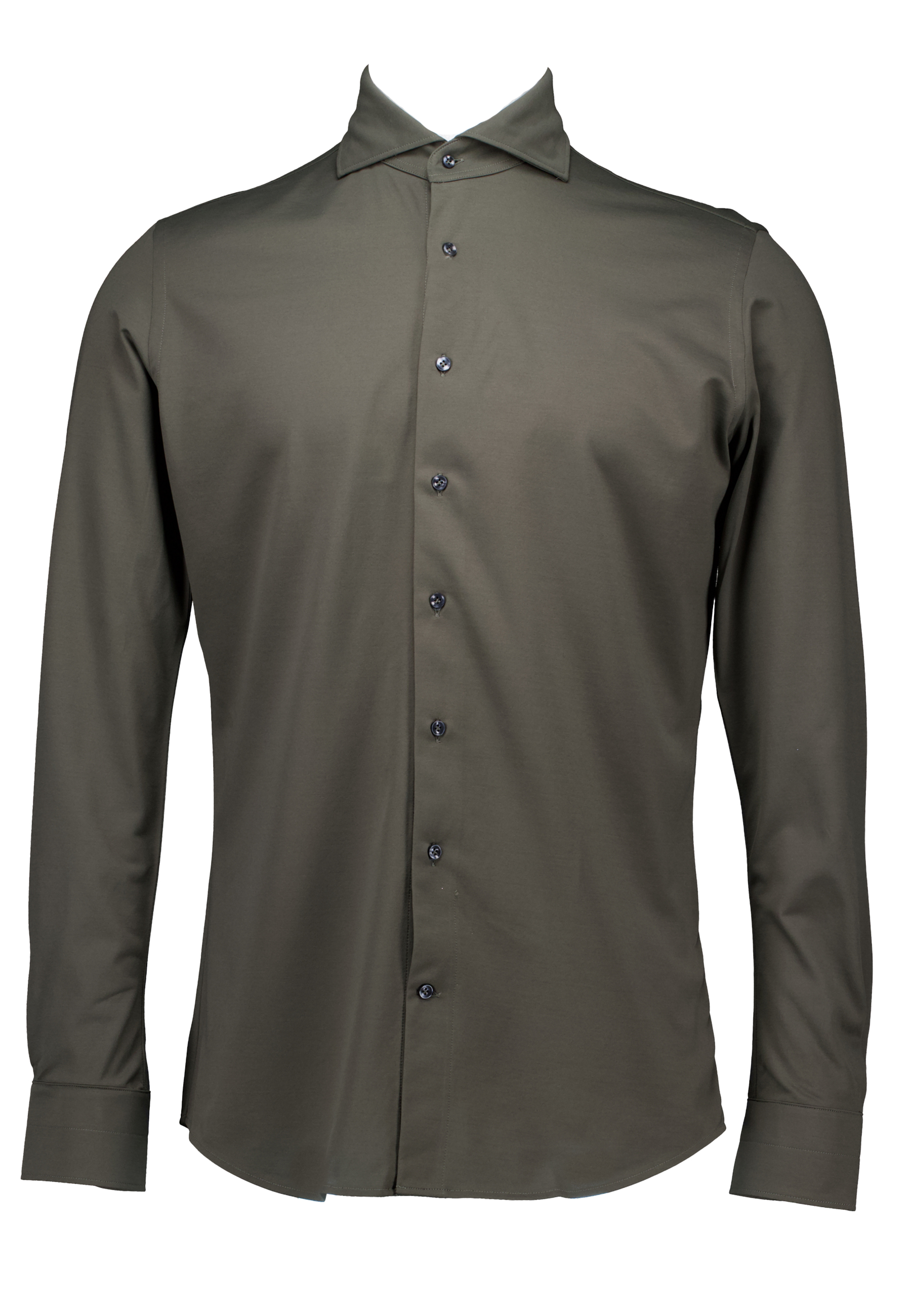 Profuomo Business hemd lange mouw Groen PPVH10047F/6