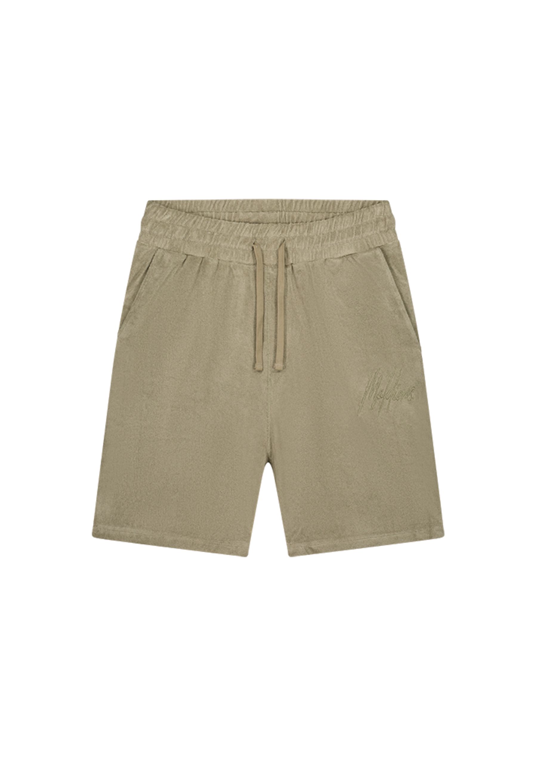 Broek Groen Signature towelling shorts groen