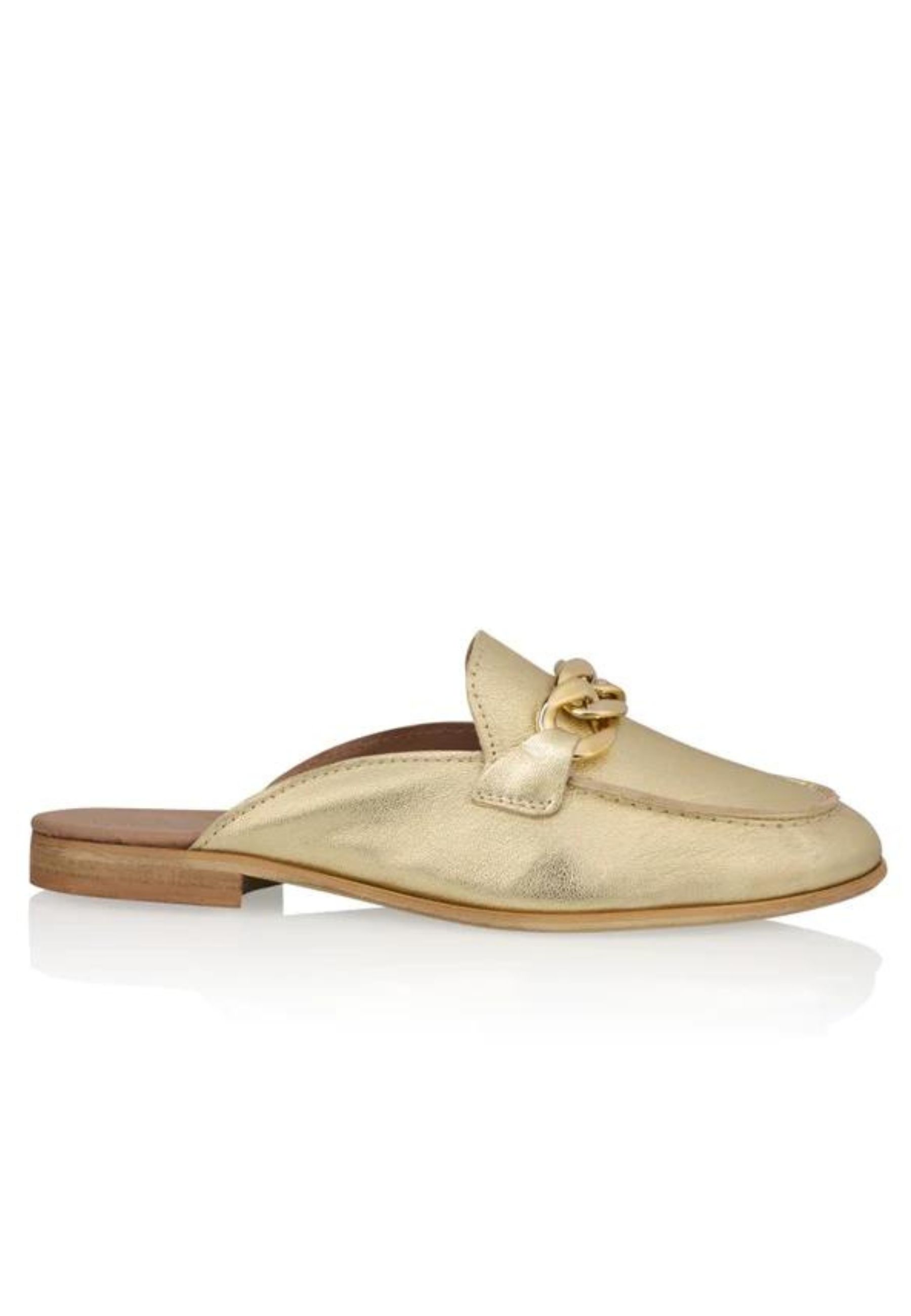 Dwars Schoenen Goud Suva loafers goud