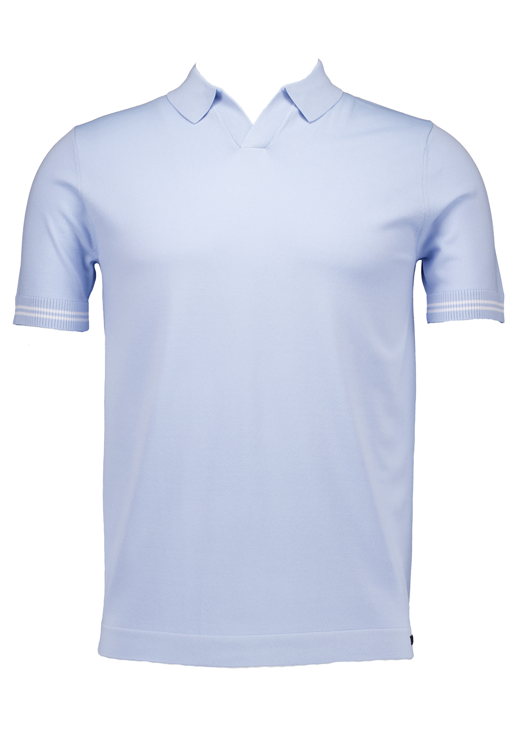 Shirt Lichtblauw No buttons ss polos lichtblauw