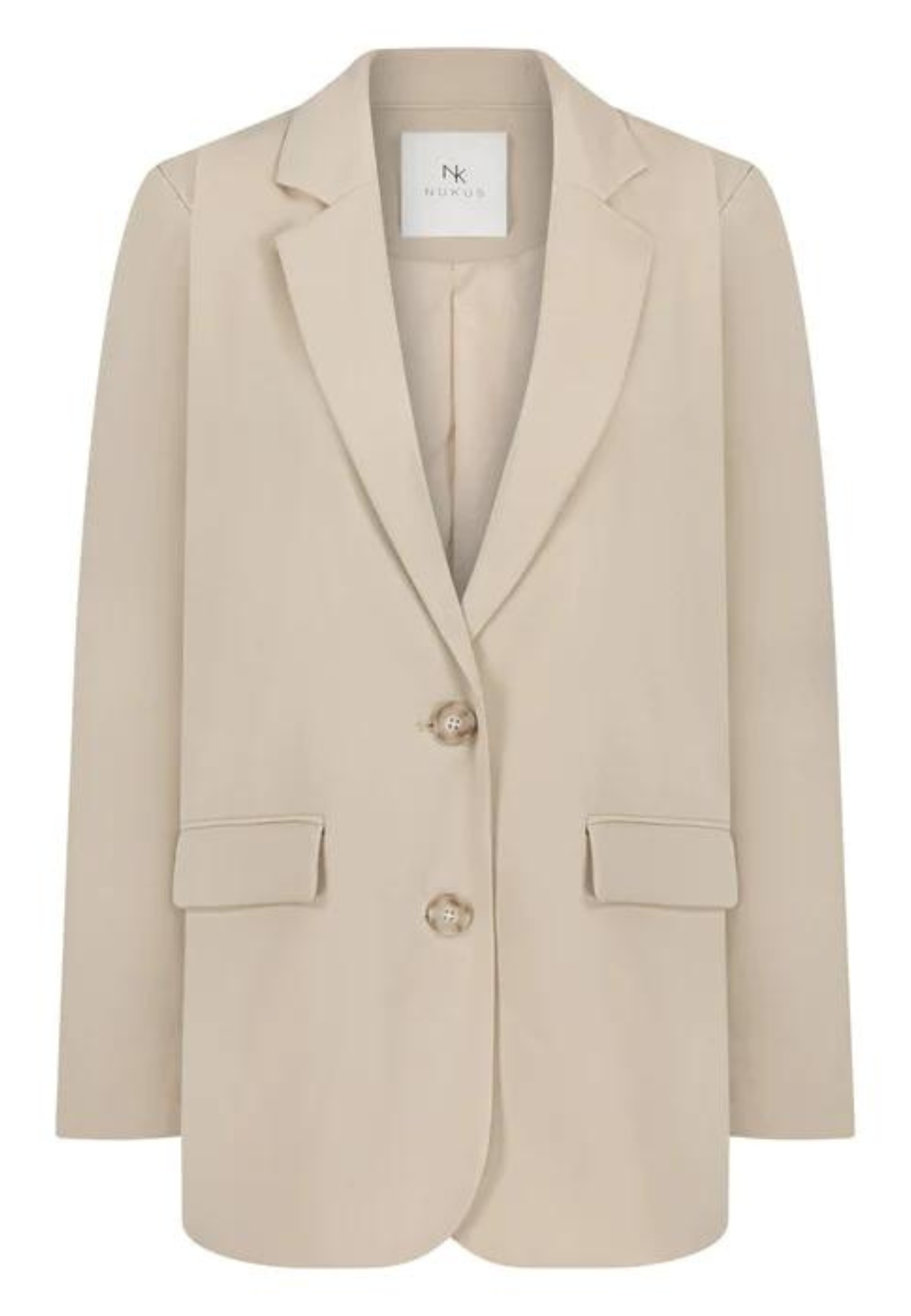 NUKUS Margot Blazer Blazers Dames - Zand - Maat M