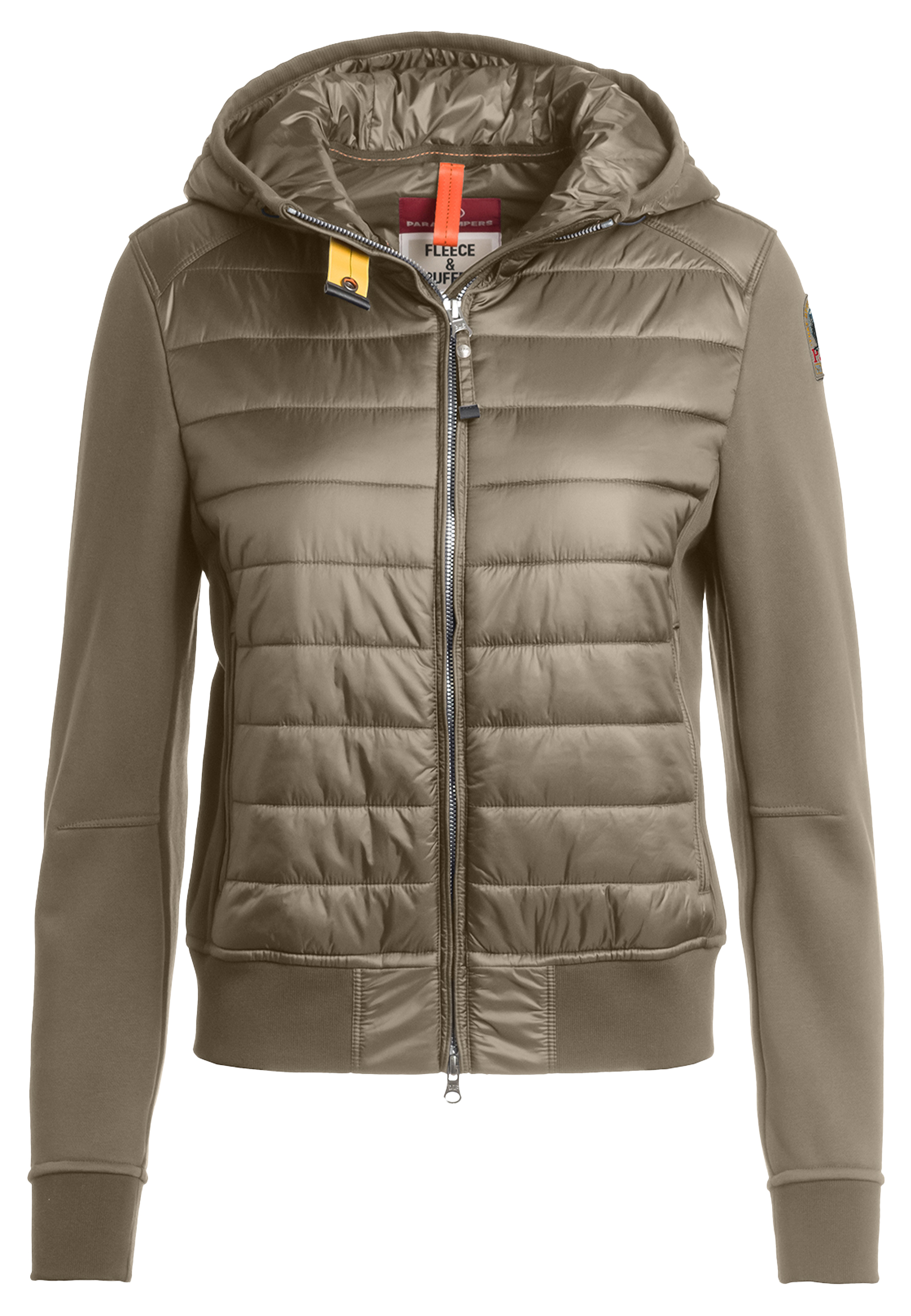 Jas Taupe Caelie gewatteerde jassen taupe
