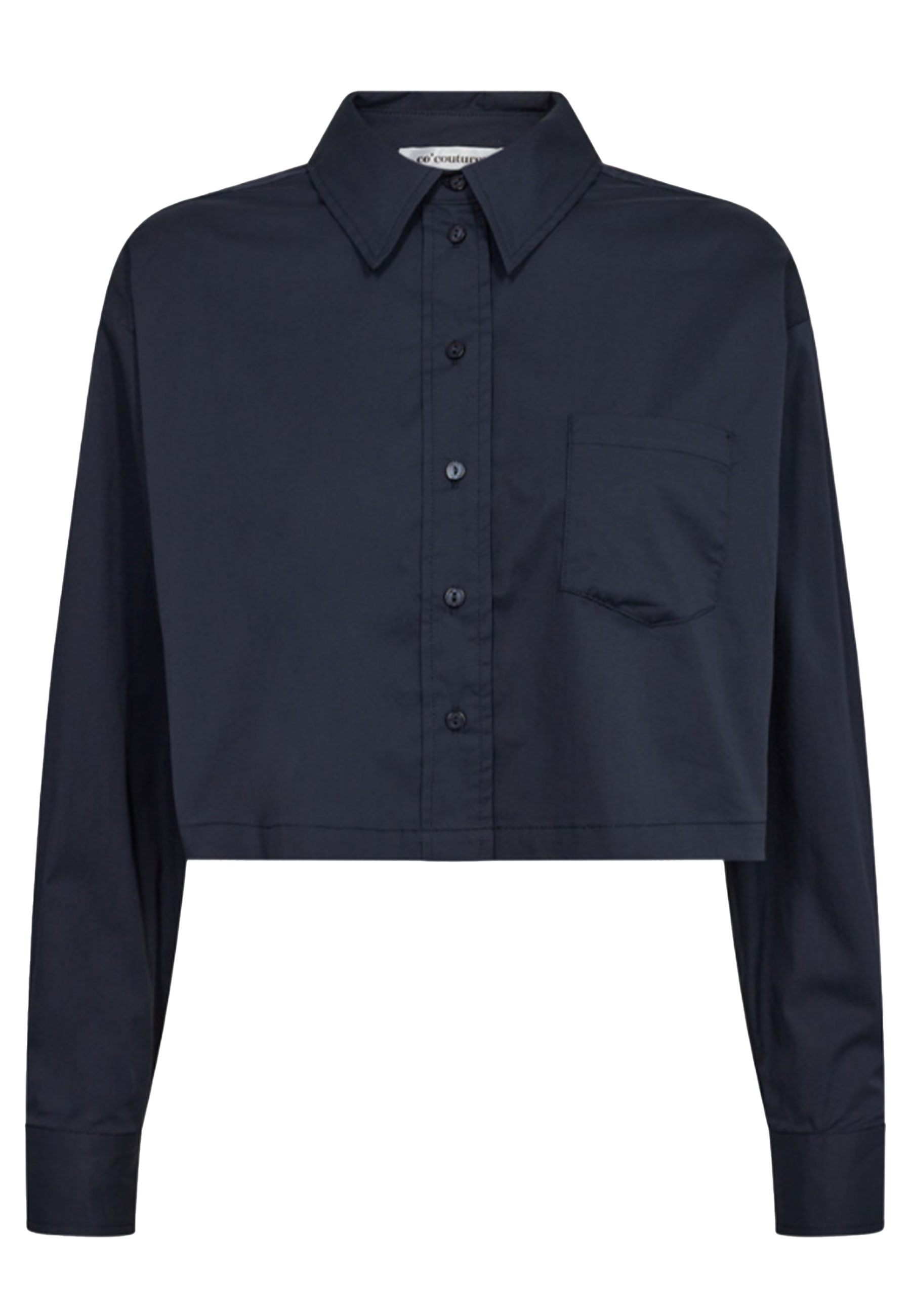 Blouse Donkerblauw Cottoncc blouses donkerblauw