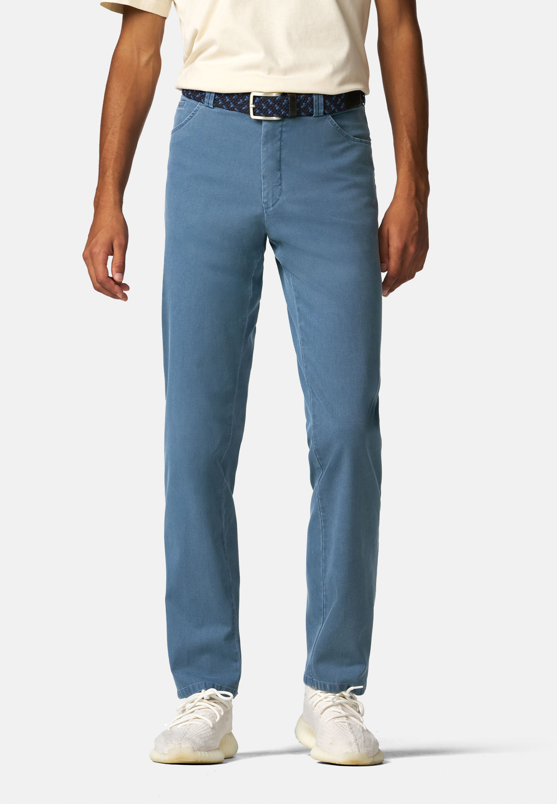 Broek Grijs chino grijs