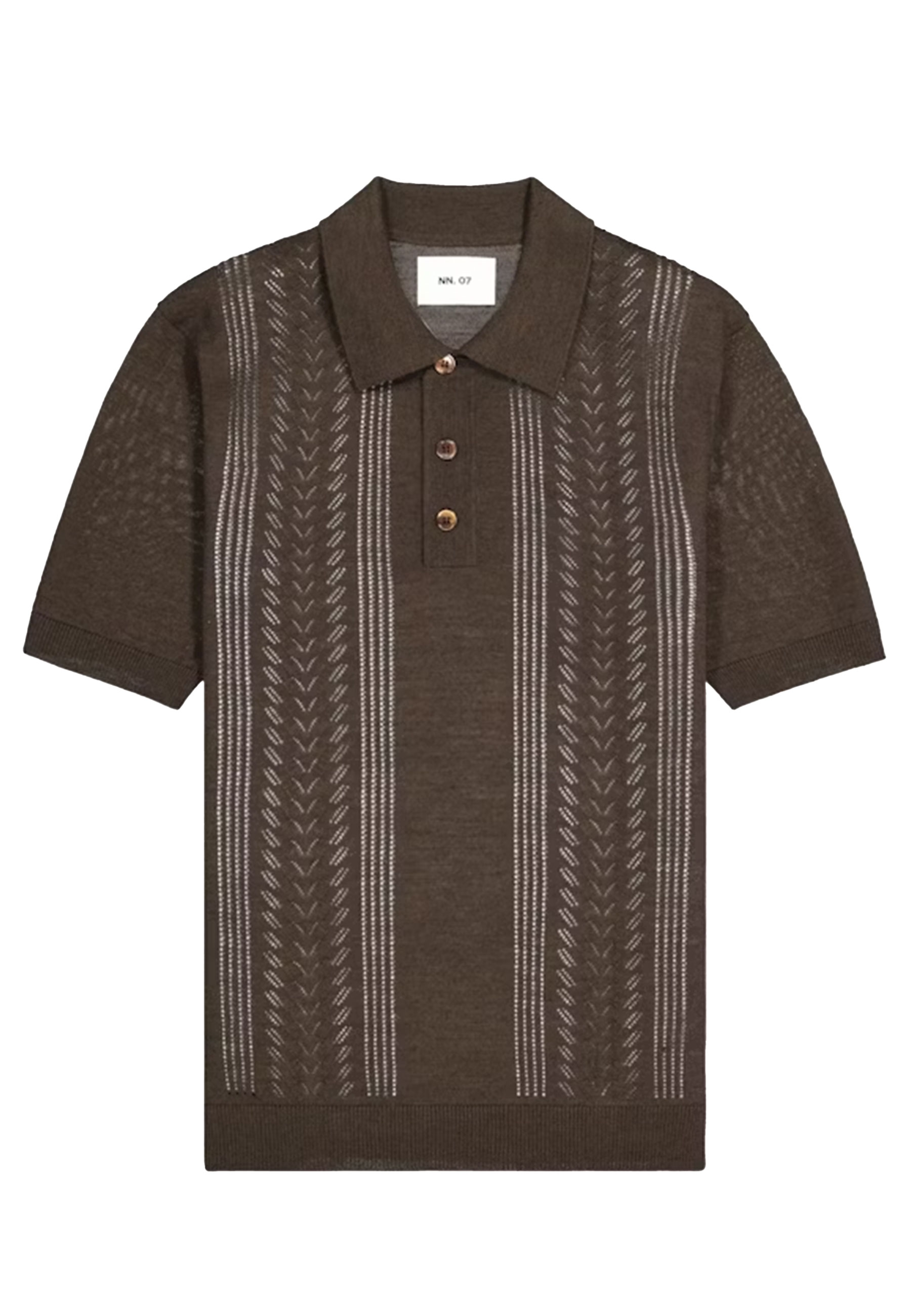 Shirt Donkerbruin Thor ss polos donkerbruin