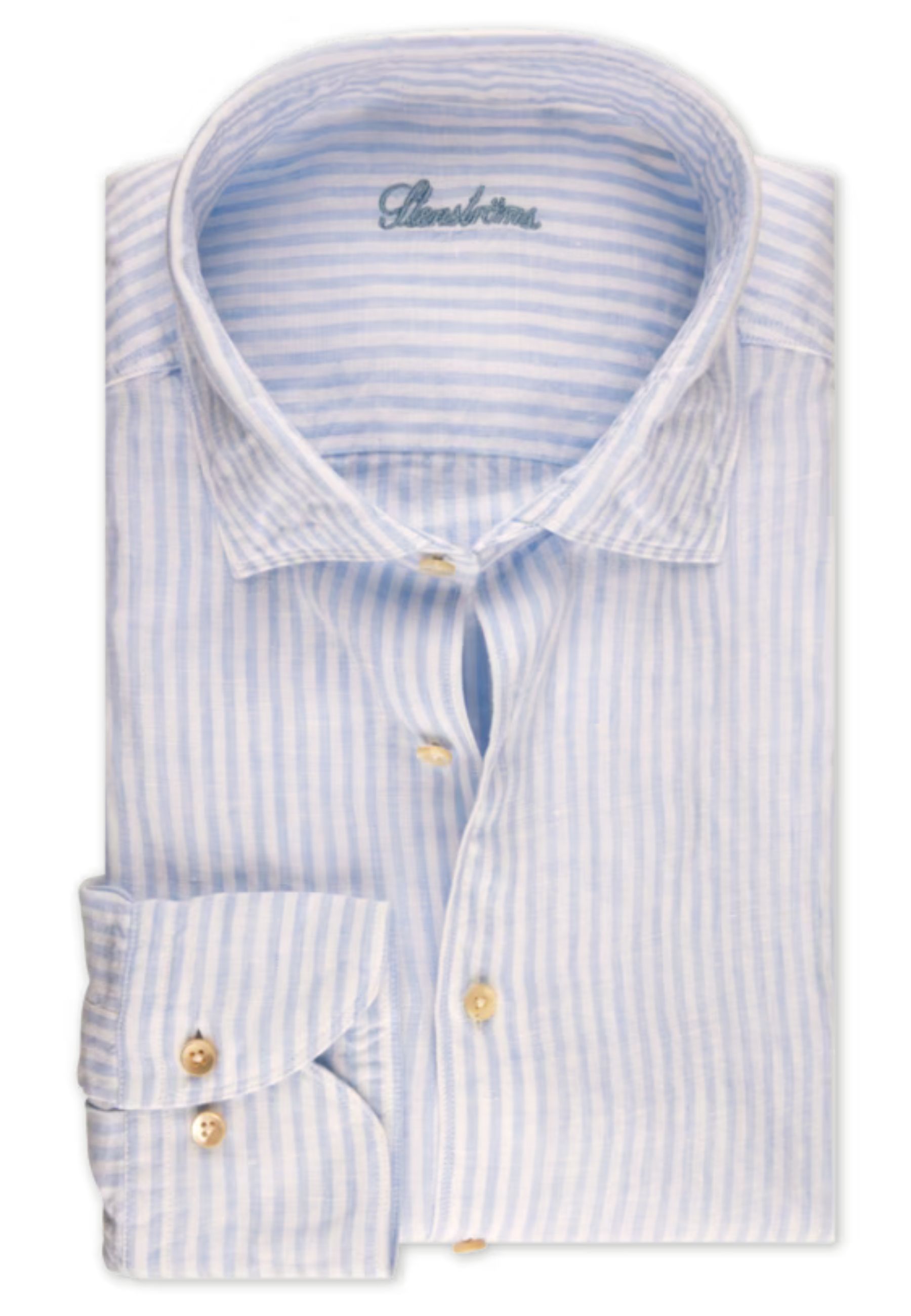 Overhemd Blauw Slimline c72 rc lange mouw overhemden blauw