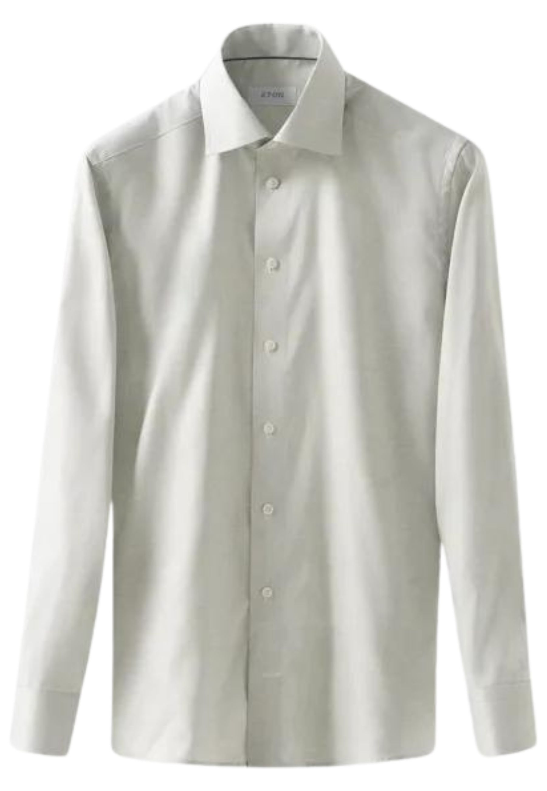 Overhemd Beige Twill lange mouw overhemden beige