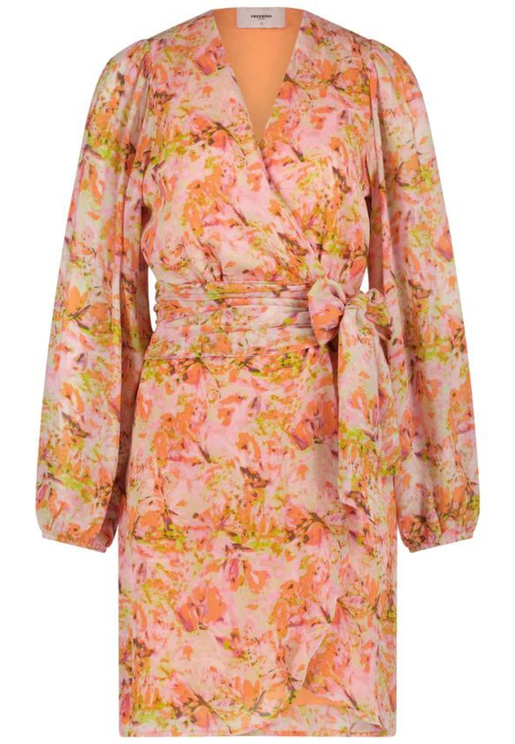 Freebird Jurk Dress Blossom Mini Wv F 1601 Flower Pink Dames Maat - S