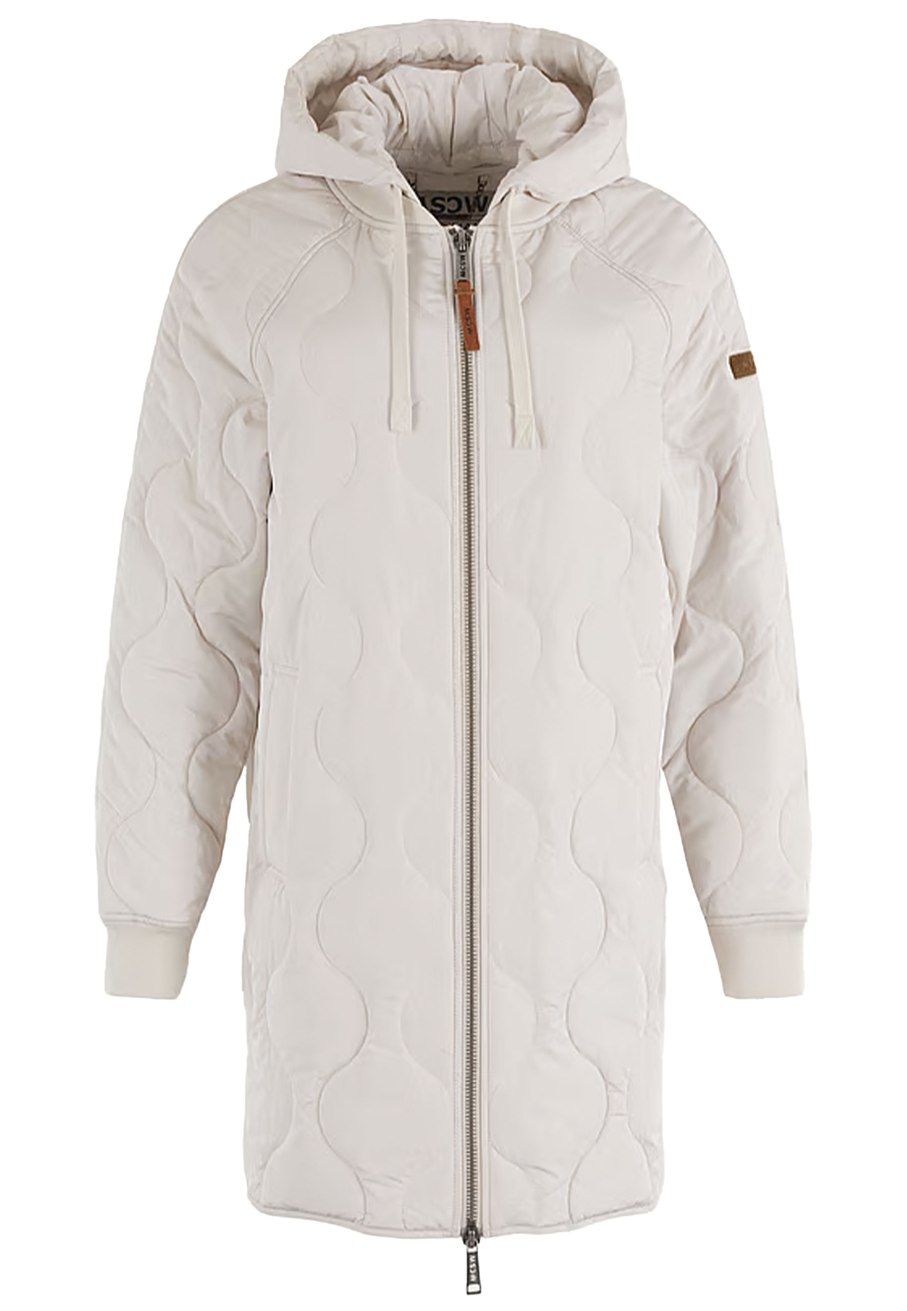 Jas Beige Swag gewatteerde jassen beige