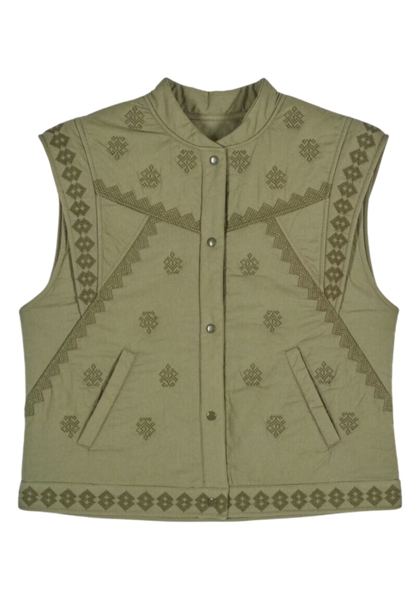 Vest Groen Mina gilets groen