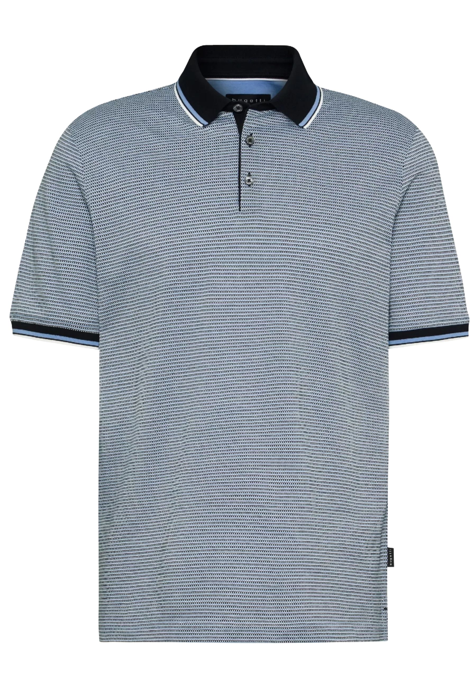 Bugatti poloshirt korte mouw blauw