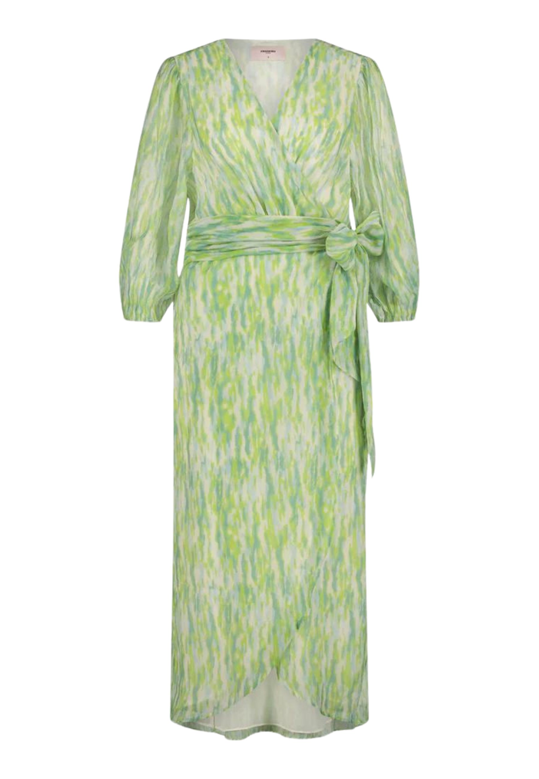 Jurk Groen Blossom midi jurken groen
