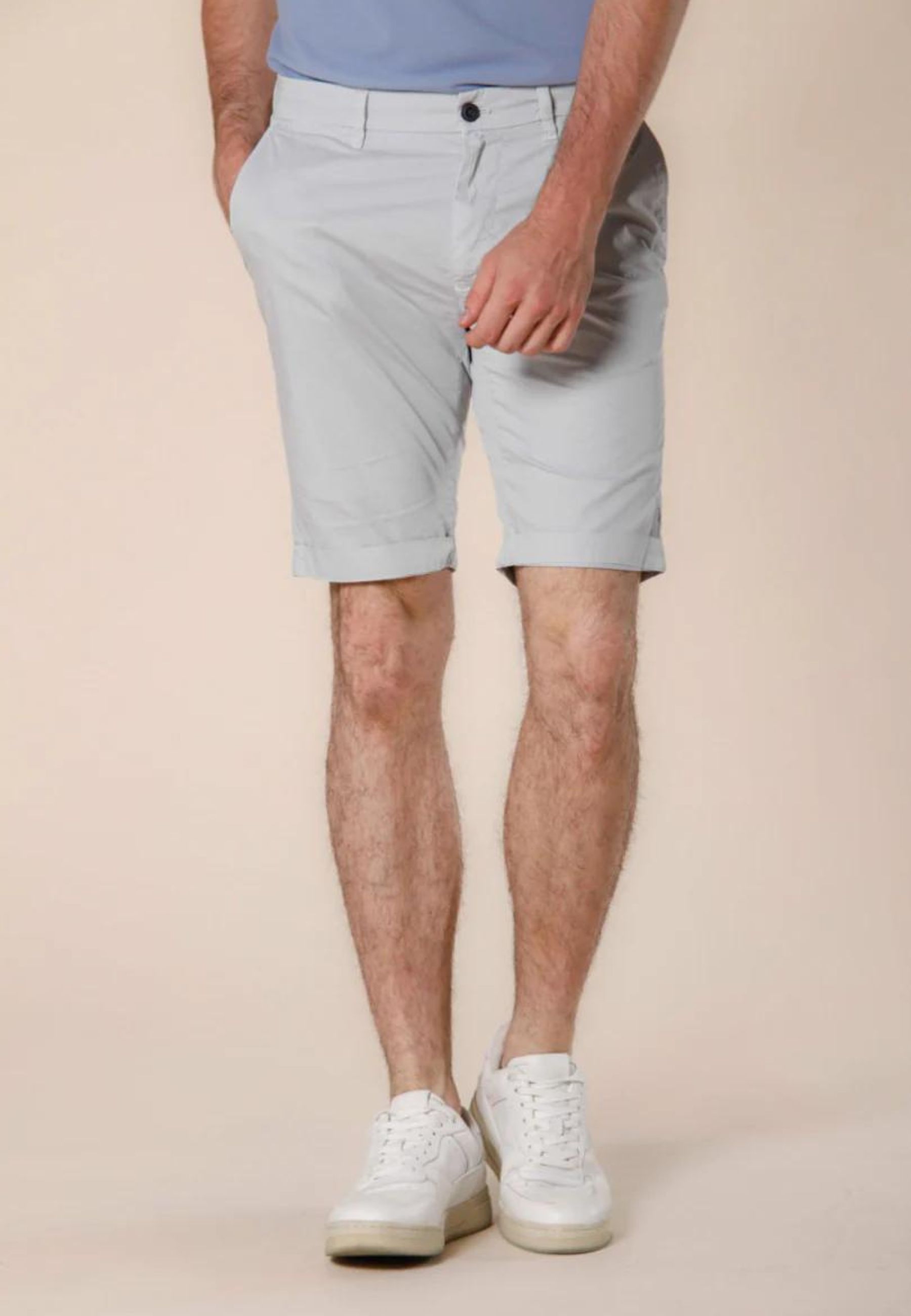 Broek Lichtgrijs shorts lichtgrijs