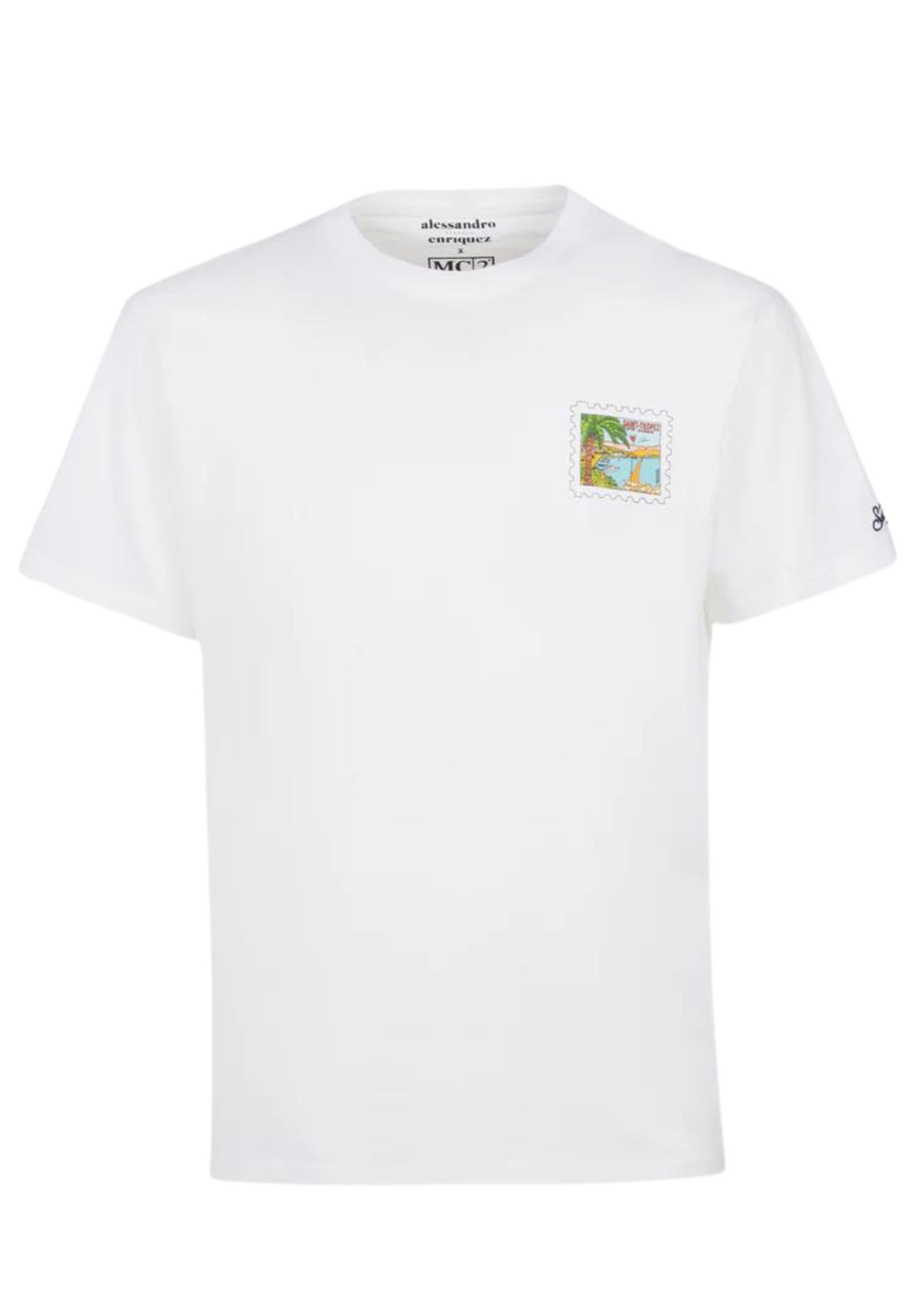Shirt Wit Postcard st tropez t-shirts wit