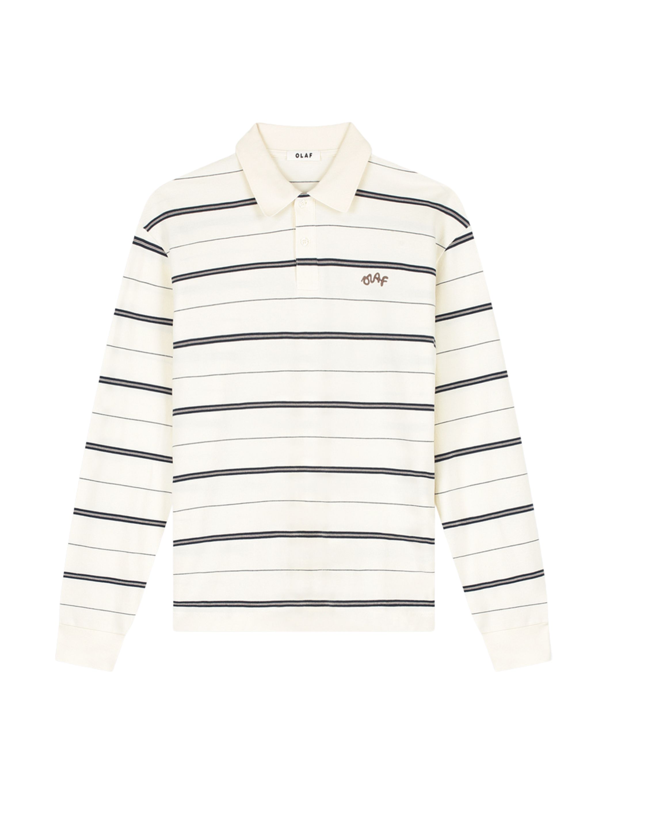 Olaf Striped Signature Polos Off White M260115