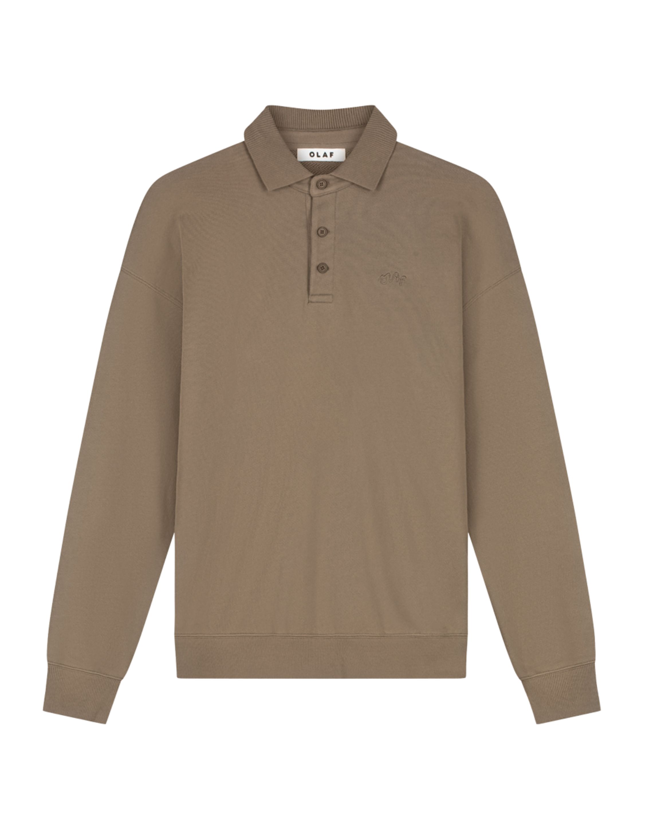 Olaf Signature Oversized Pullovers Bruin M260206