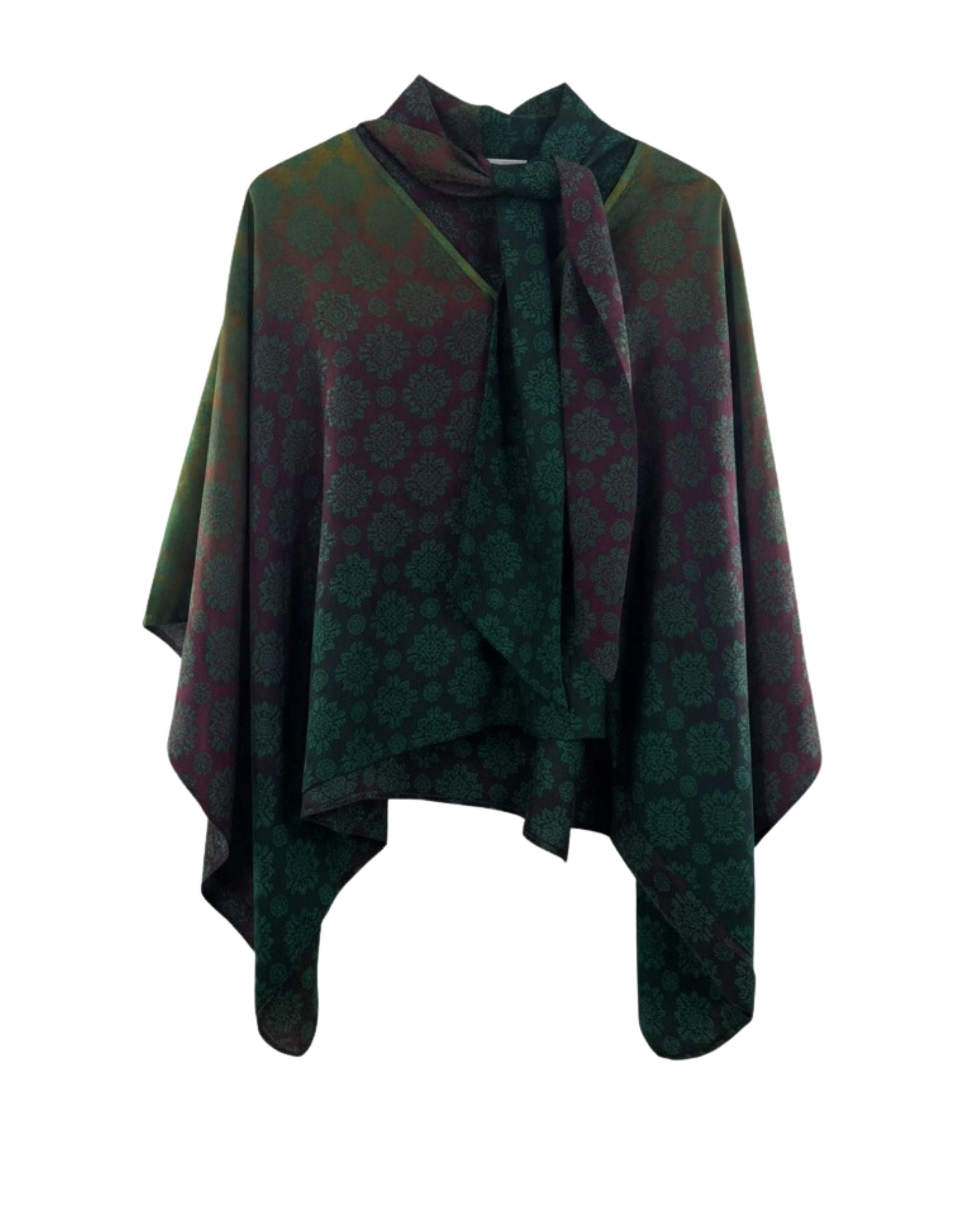 Kate & Jules Mel. unieke print/kleur Blouses Groen Mel