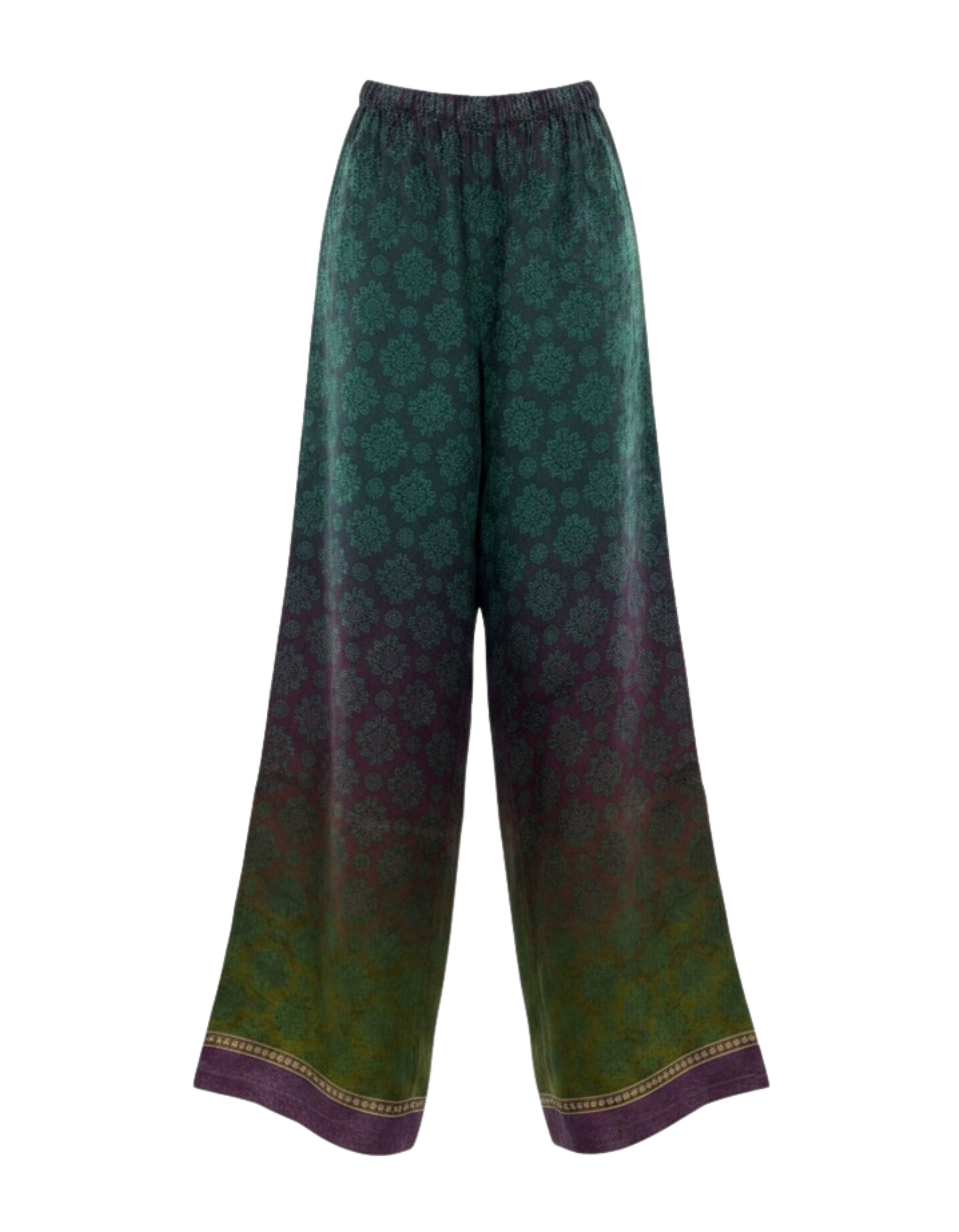 Kate & Jules Melvin. unieke print/kleur Pantalons Groen Melvin