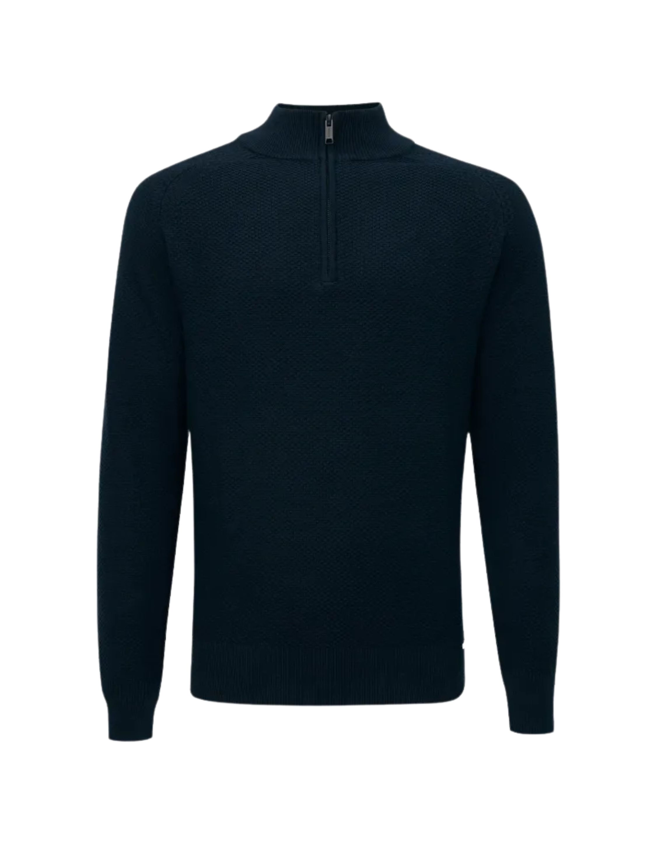 Gentiluomo Turtle Zip Ls Truien Donkerblauw K5186-256
