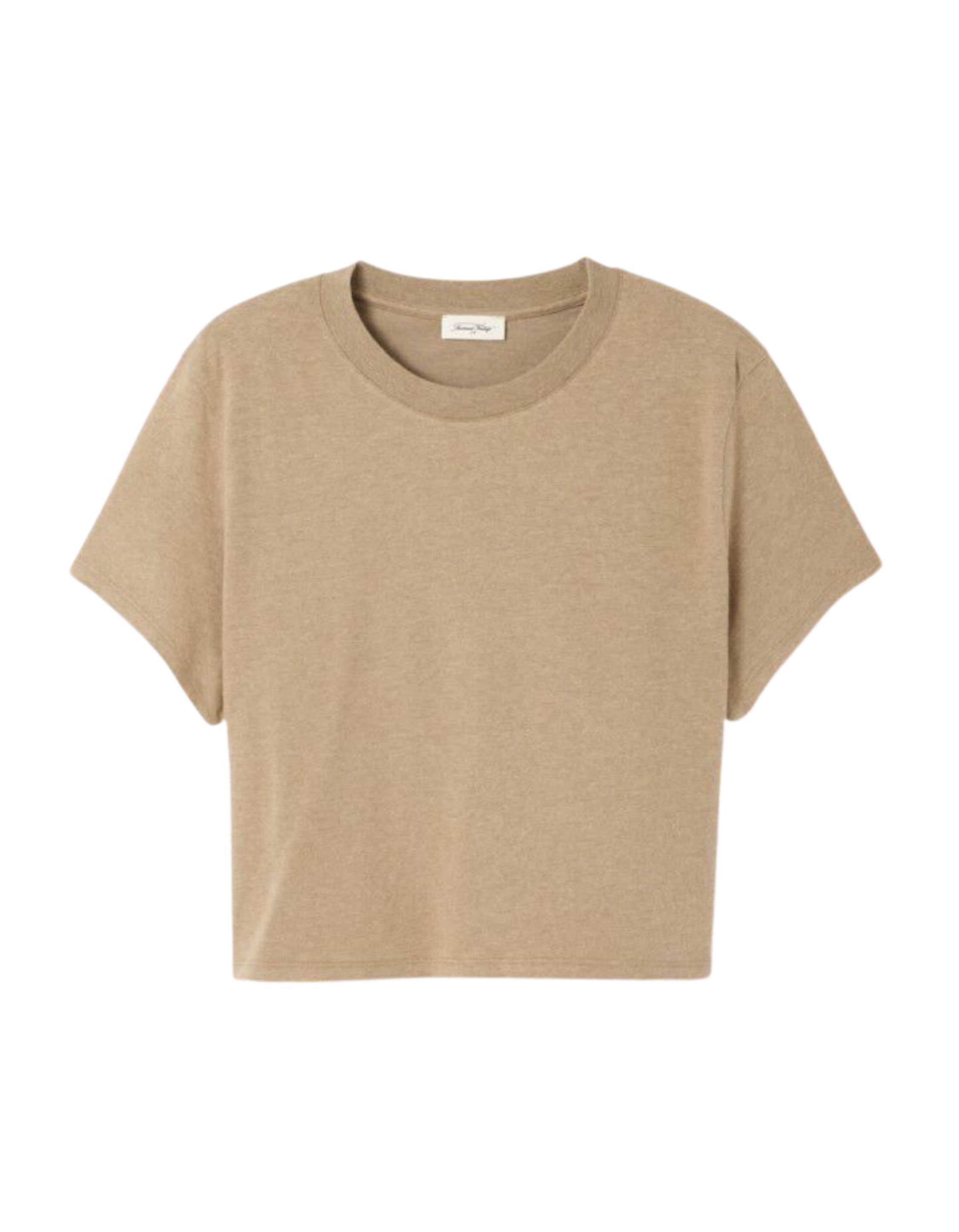 American Vintage Ypawood T-shirts Lichtbruin Ypa02gh26