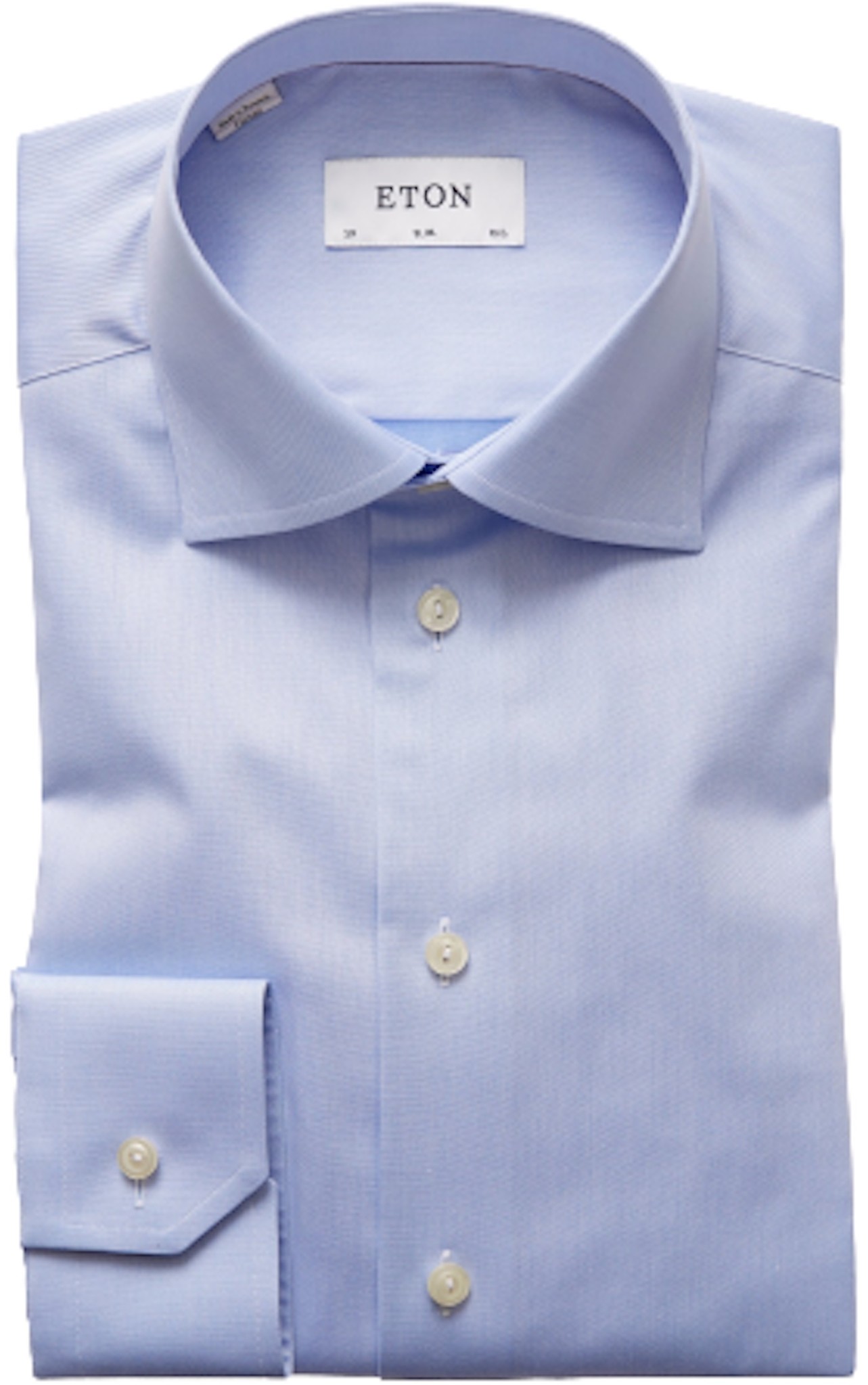 Eton lange mouw overhemden blauw Heren maat 43