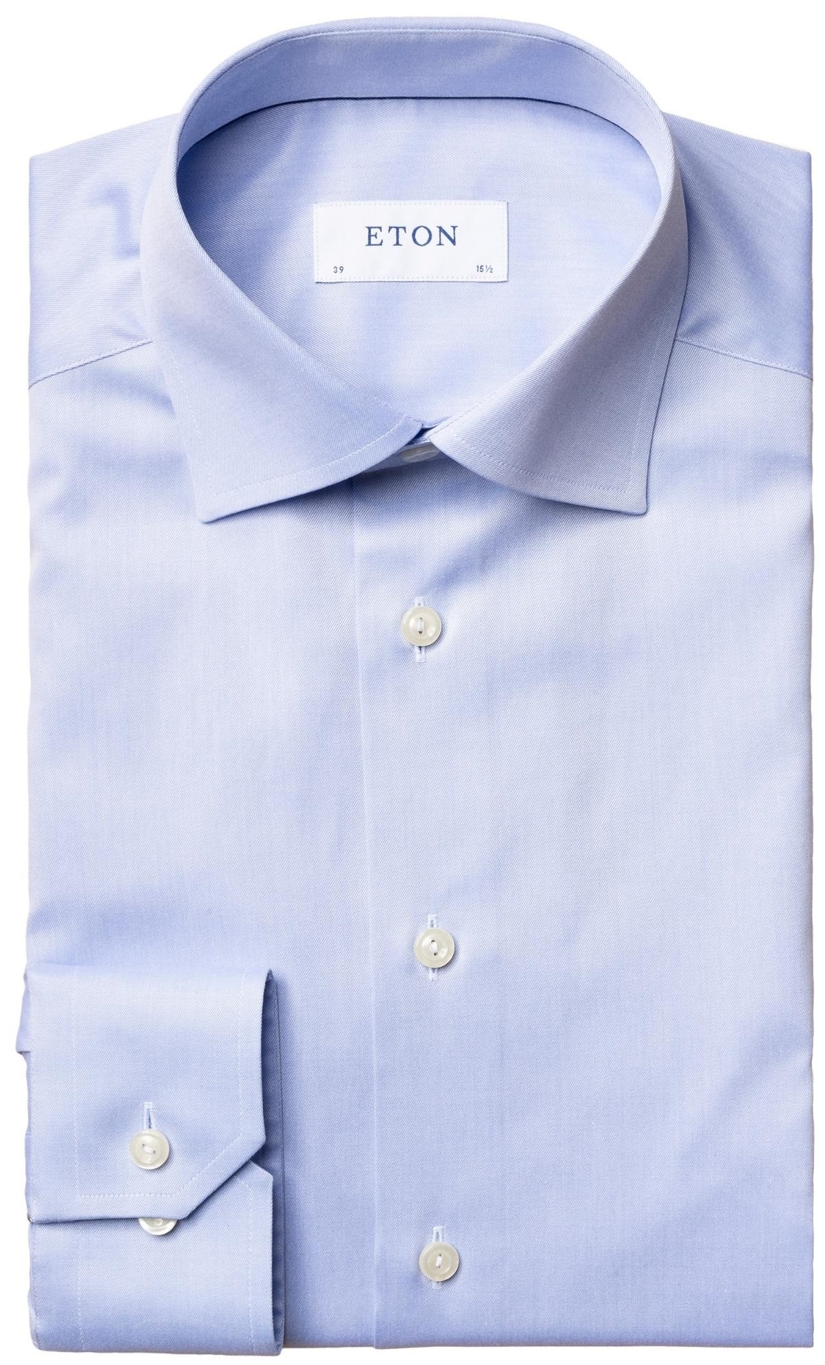 Eton lange mouw overhemden blauw Heren maat 39