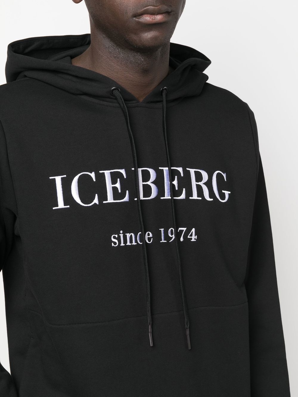 Iceberg Hoodie Zwart Heren maat XXL