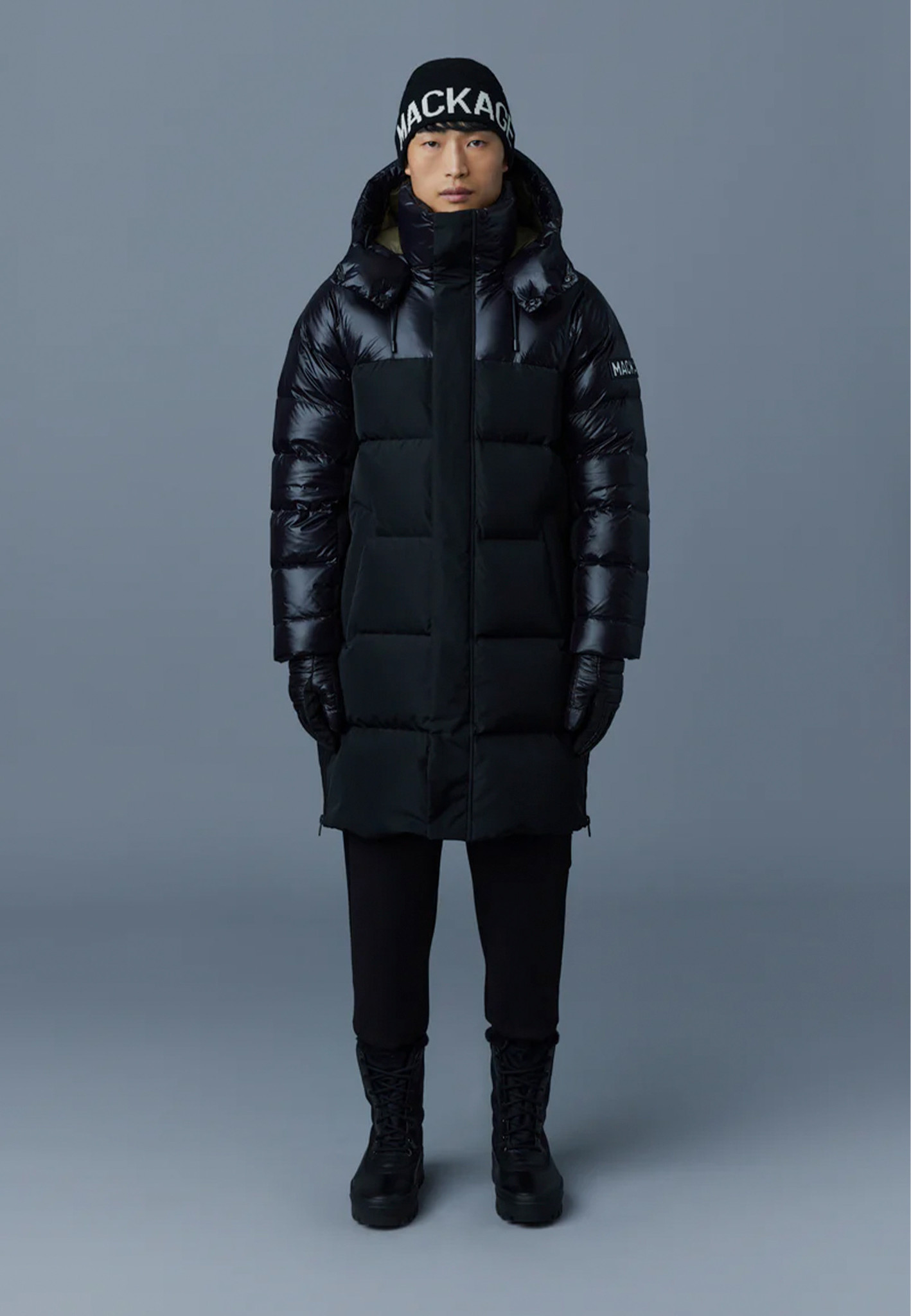 Mackage Kazuya Jas Zwart Heren maat XL