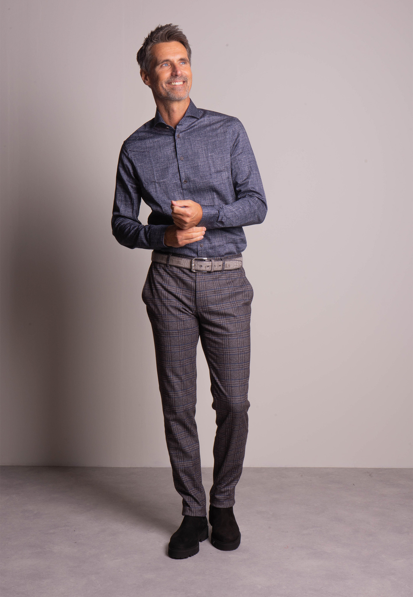 Alberto pantalons ruit Heren maat 36/34