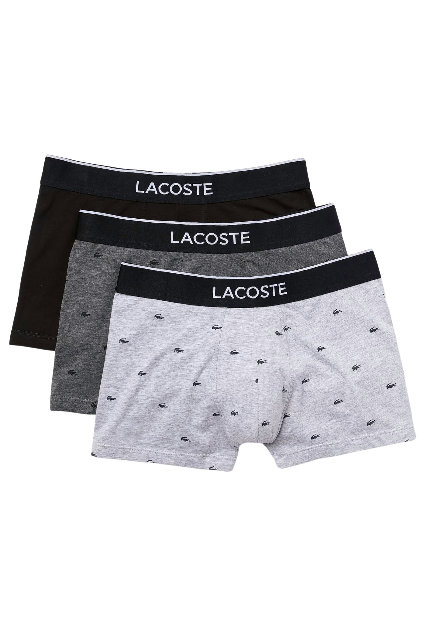 Lacoste boxershorts grijs Heren maat M